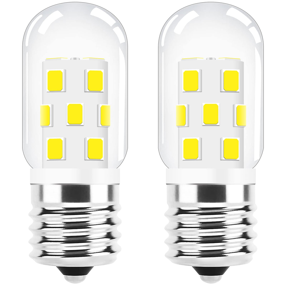 Led Microwave Light Bulbs Under Hood 40W Equivalent, E17 Led Bulb Dimmable For Stove Top, Refrigerator, Appliance, Range Hood, 4