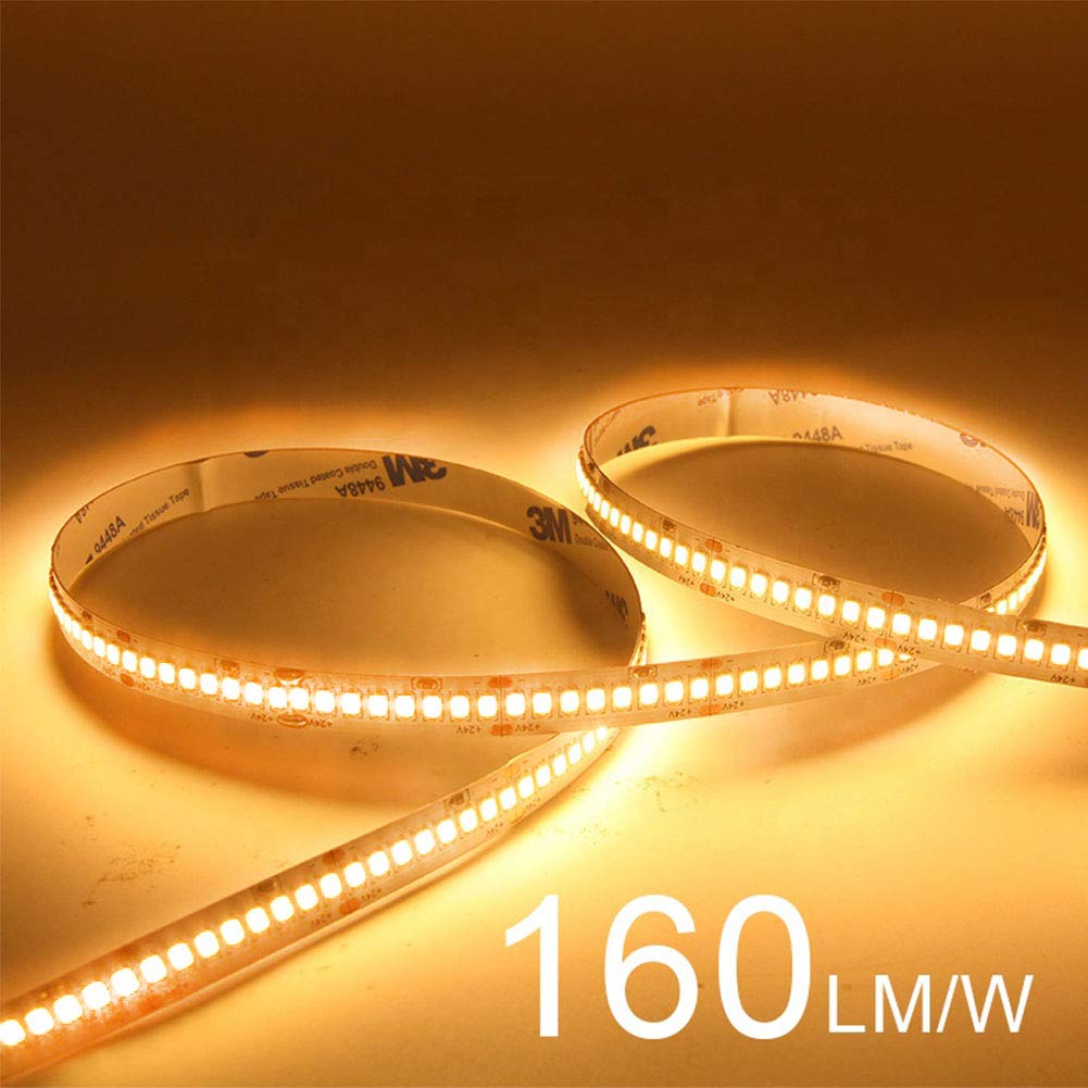 Suyooulin 16.4Ft Led Strip Lights, 3000K Warm White, Waterproof Ip65, 1200