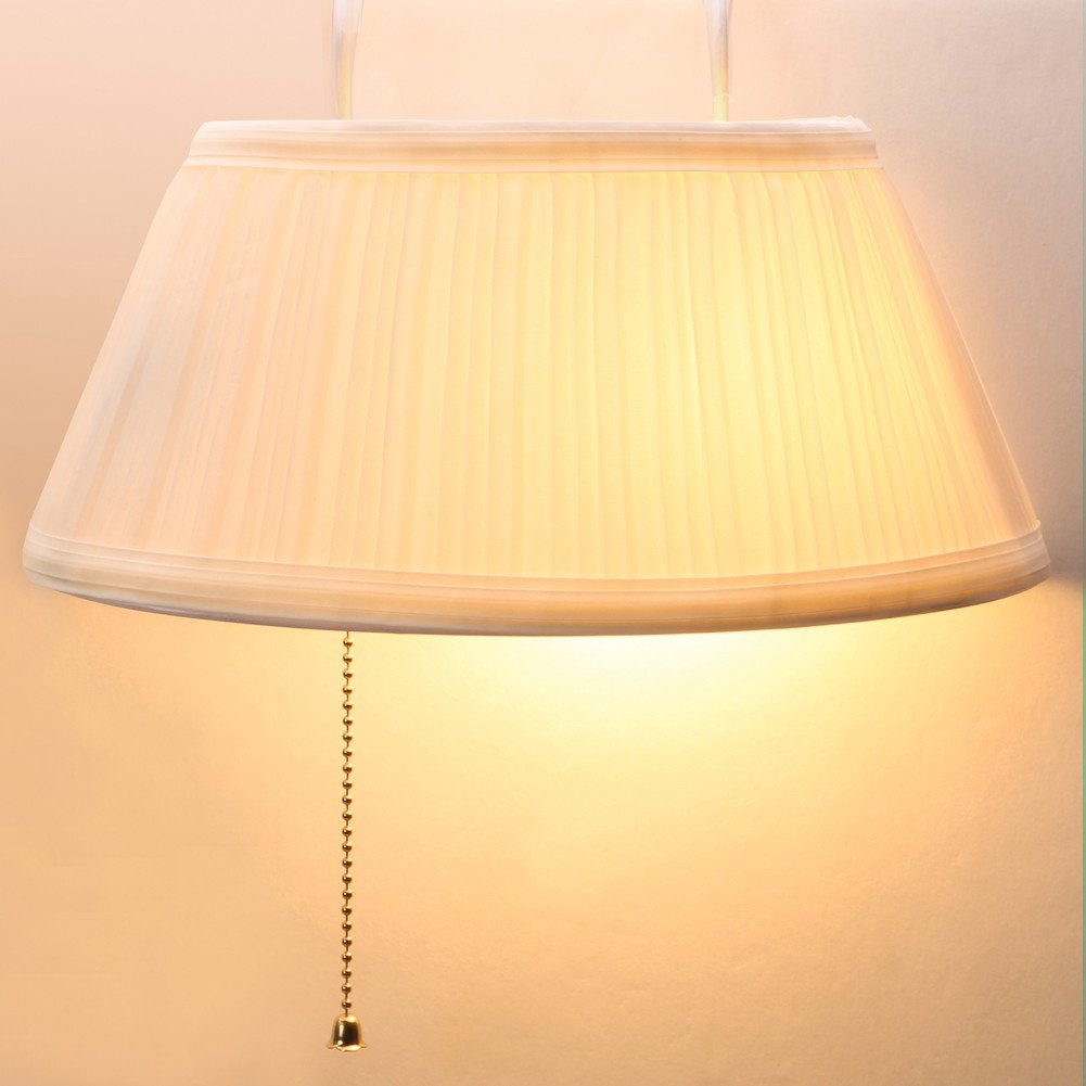 Bandwagon Adjustable Headboard Lamp, Full Size, Cream Plastic, Model 369742