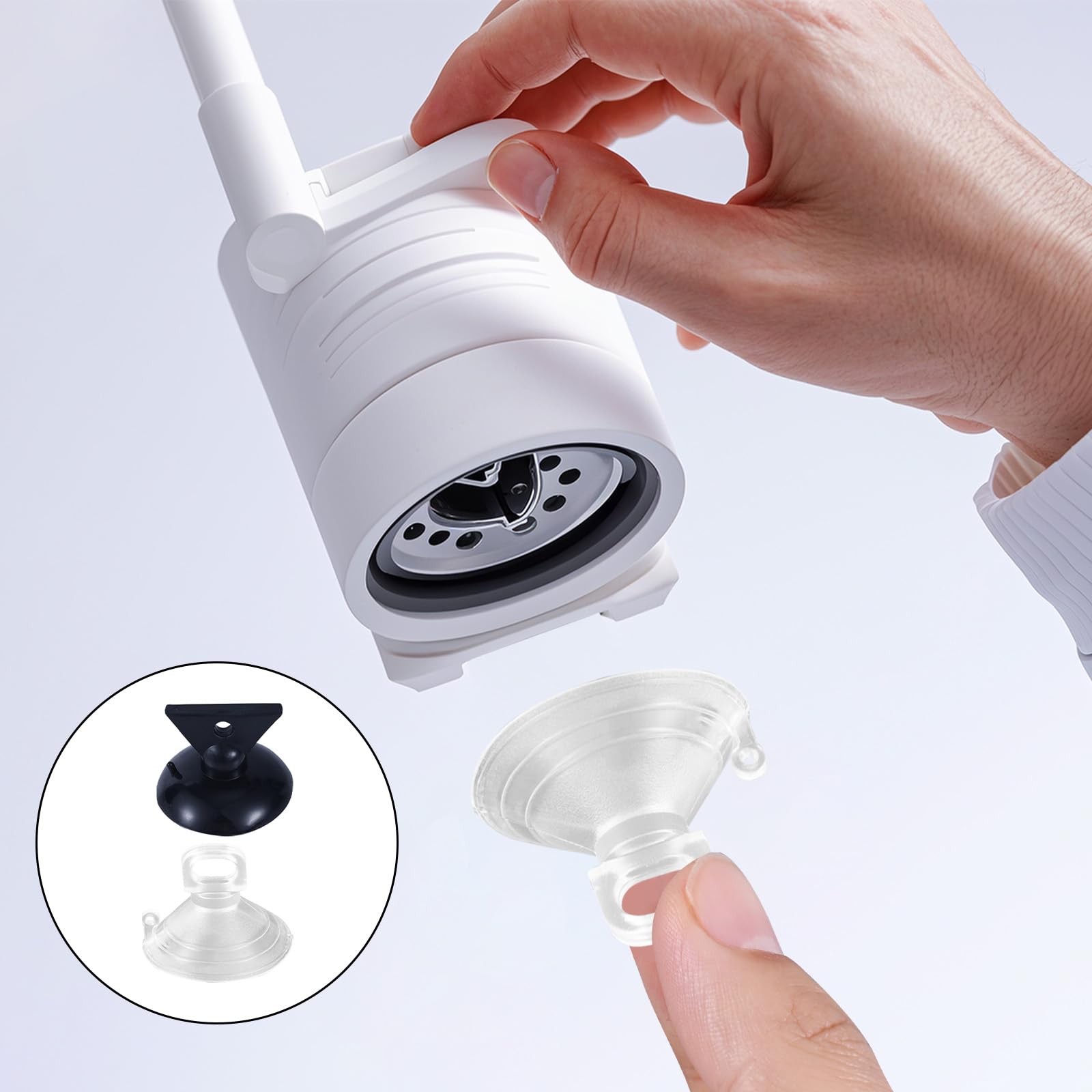 10Pcs Light Bulb Changer Suction Cup, 2 Size Mr16 Gu10 Lamp Changer Head Inverted Triangular Light Bulb Removal Tool For Halogen