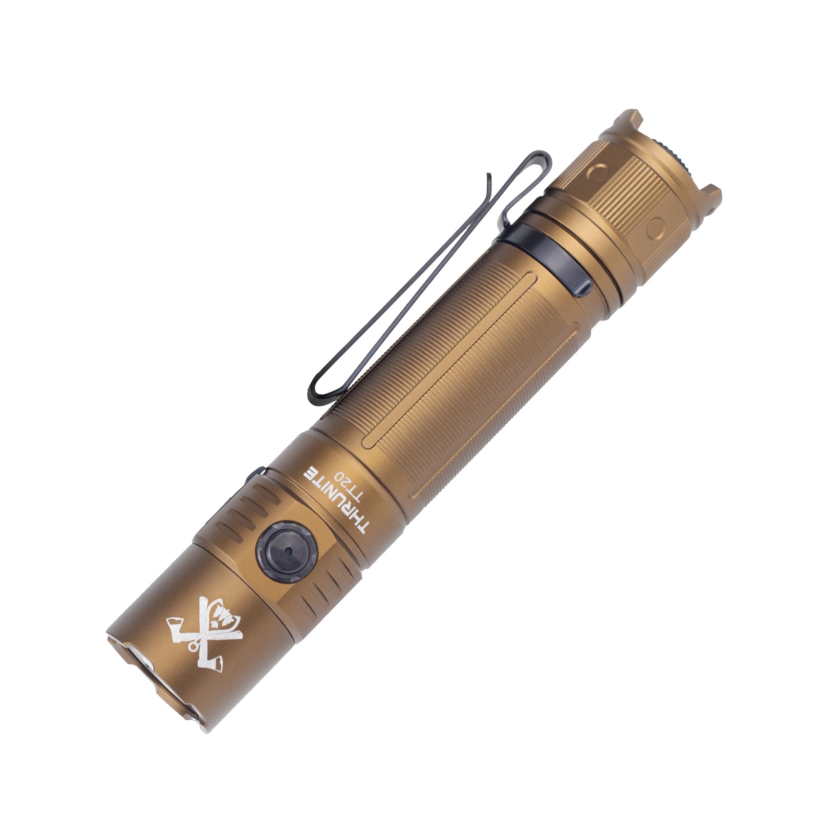 Thrunite Tt20 Tactical Flashlight, Customized Verison With The Outsider, High 2010 Lumens, Long 305 Meters Beam Distance, Usb-C