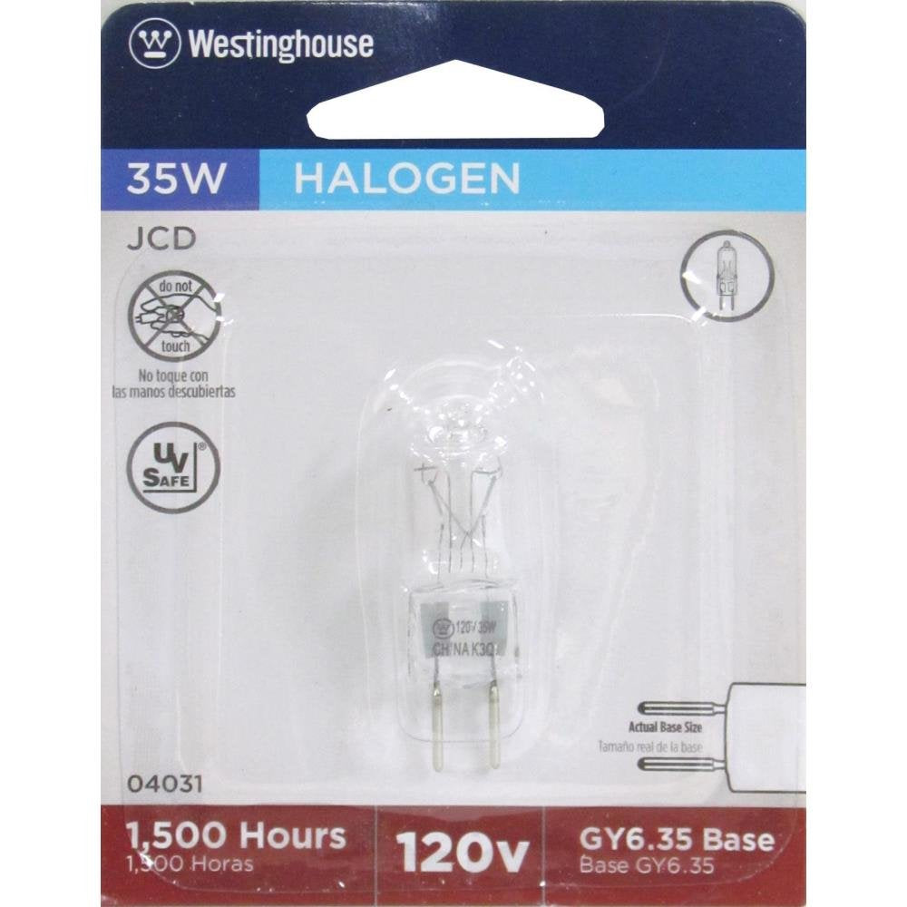 Westinghouse 35W T4 Halogen Bulb - Clear Lighting, 1 Pack, Plastic