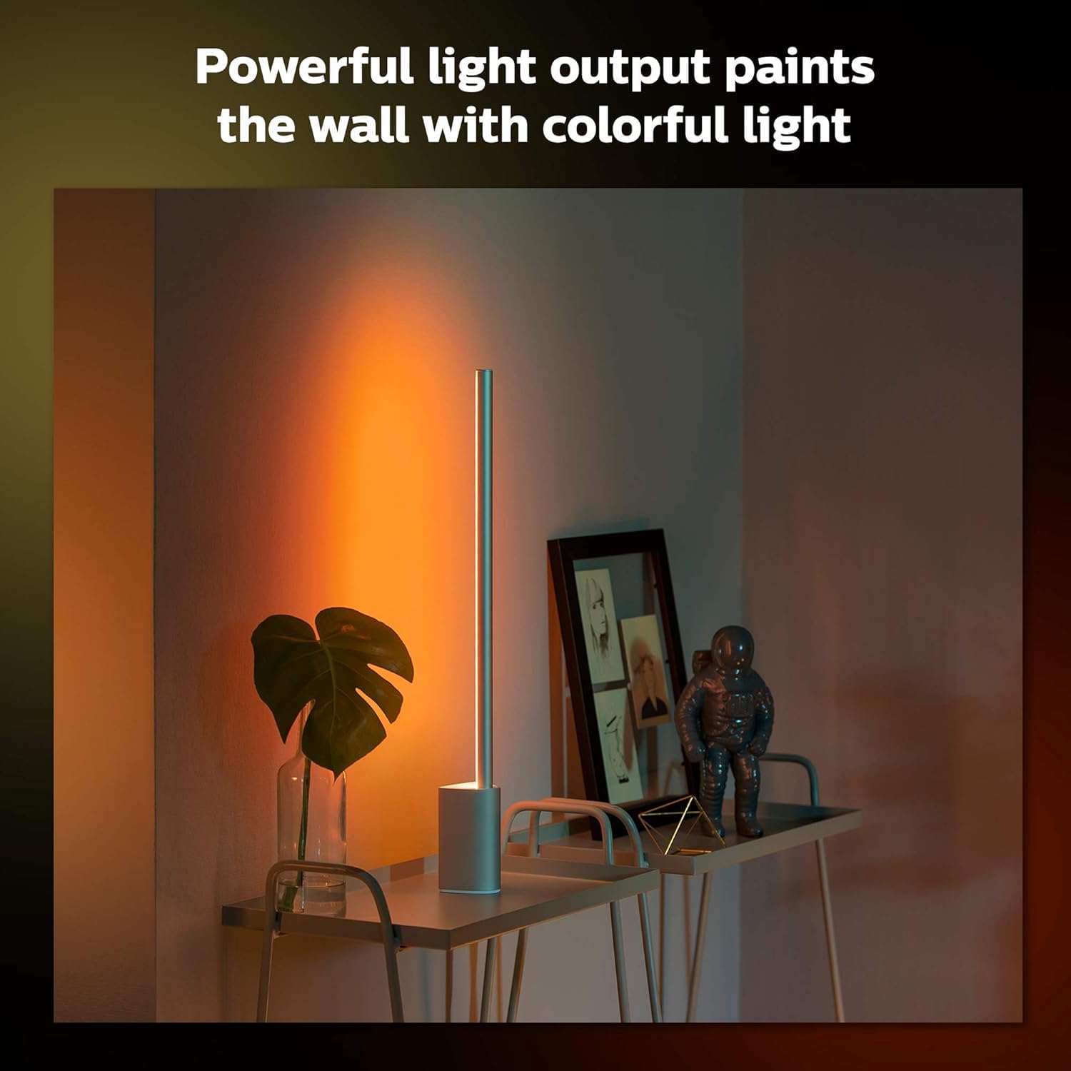 Philips Hue White & Color Ambiance Signe Table Lamp, Works with Amazon Alexa, Apple HomeKit and Google Assistant, Table Lamp (Ol