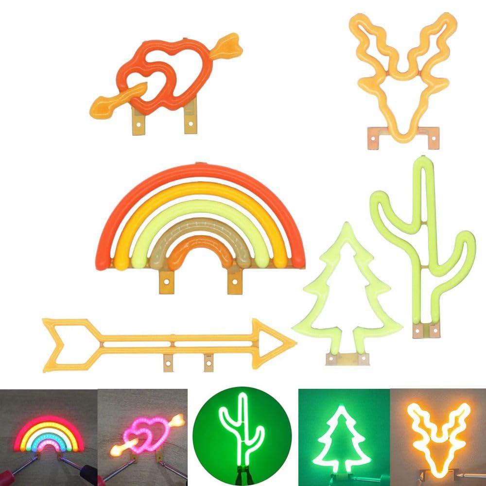 Kopida 3V Led Cob Filament Edison Bulb Filament Led Bead Diodes Light Accessories Lamp Parts, Love Letter Shape Filament Dc3V Co