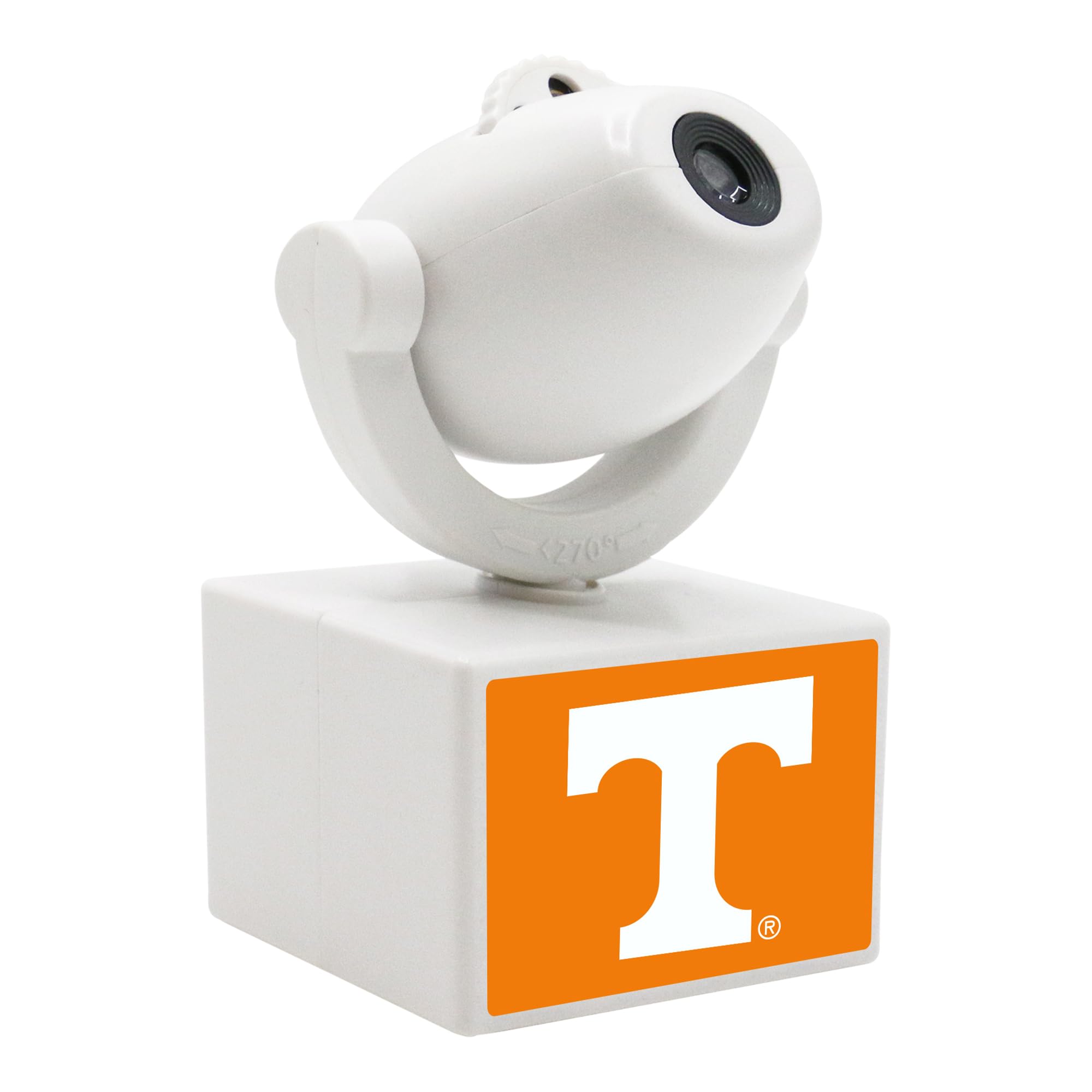 Sporticulture NCAA American Football Tennessee Volunteers - Adjustable Led Mini Spotlight Projector with 6 Team Logo Designs - Portable & Rechargeable Spotlight - Battery-Operated - 4.375  x 3.125 