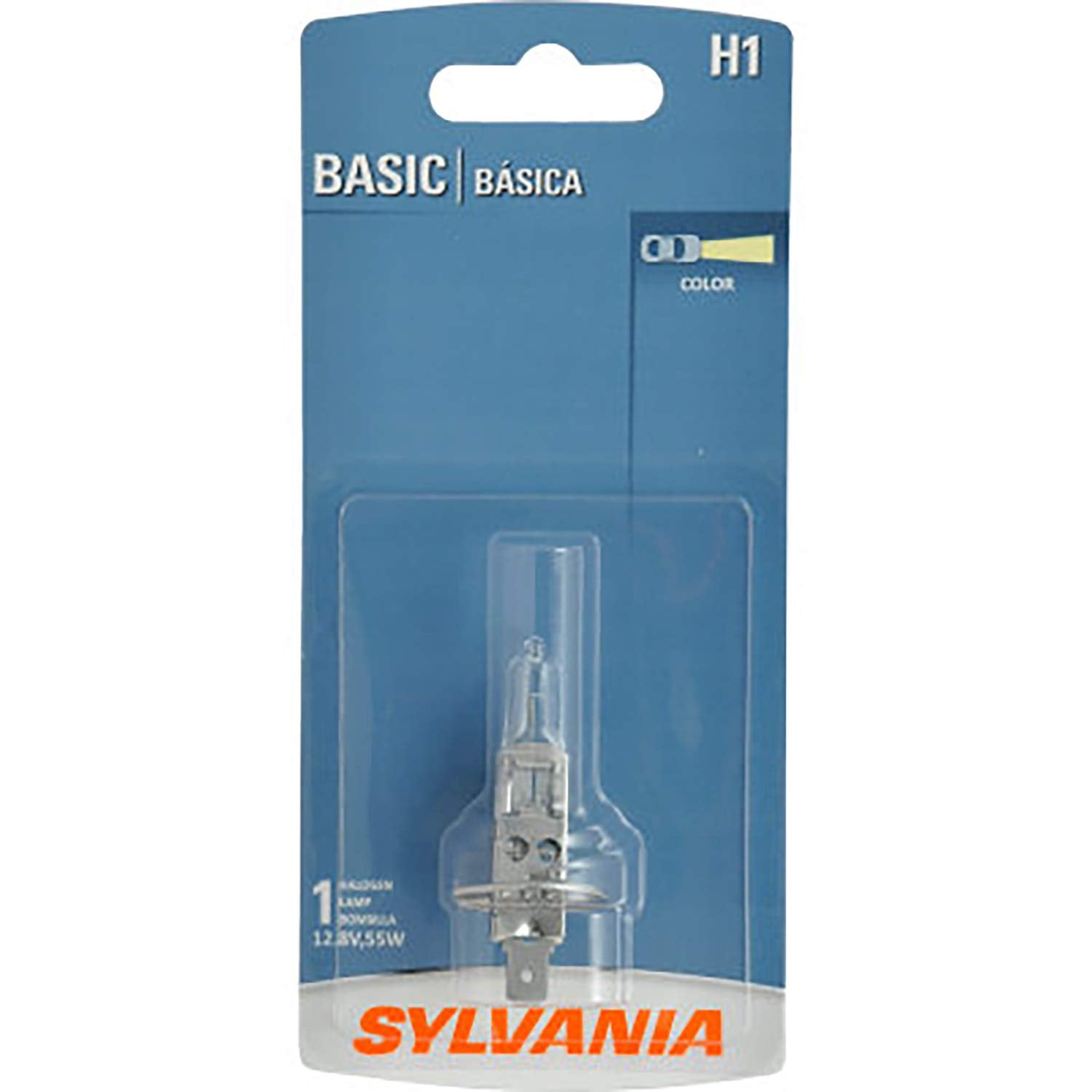 SYLVANIA H1 Halogen Bulb for Headlight, Fog, Daytime Running Lights - Clear, 1 Bulb