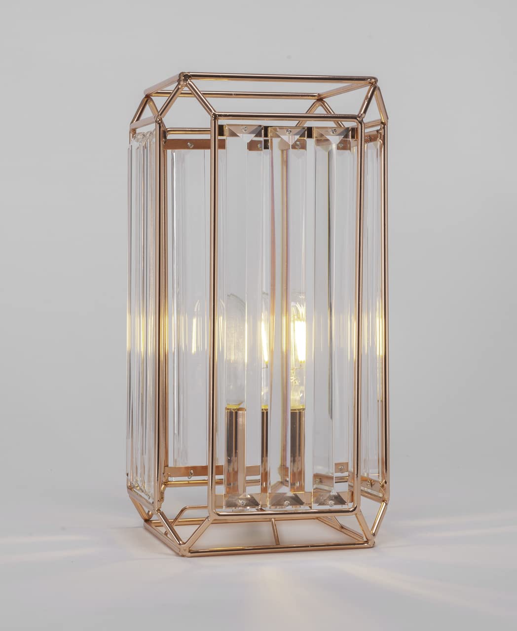 Toltec Lighting Genesis 1 Light Table Lamp in Copper (497-CP)