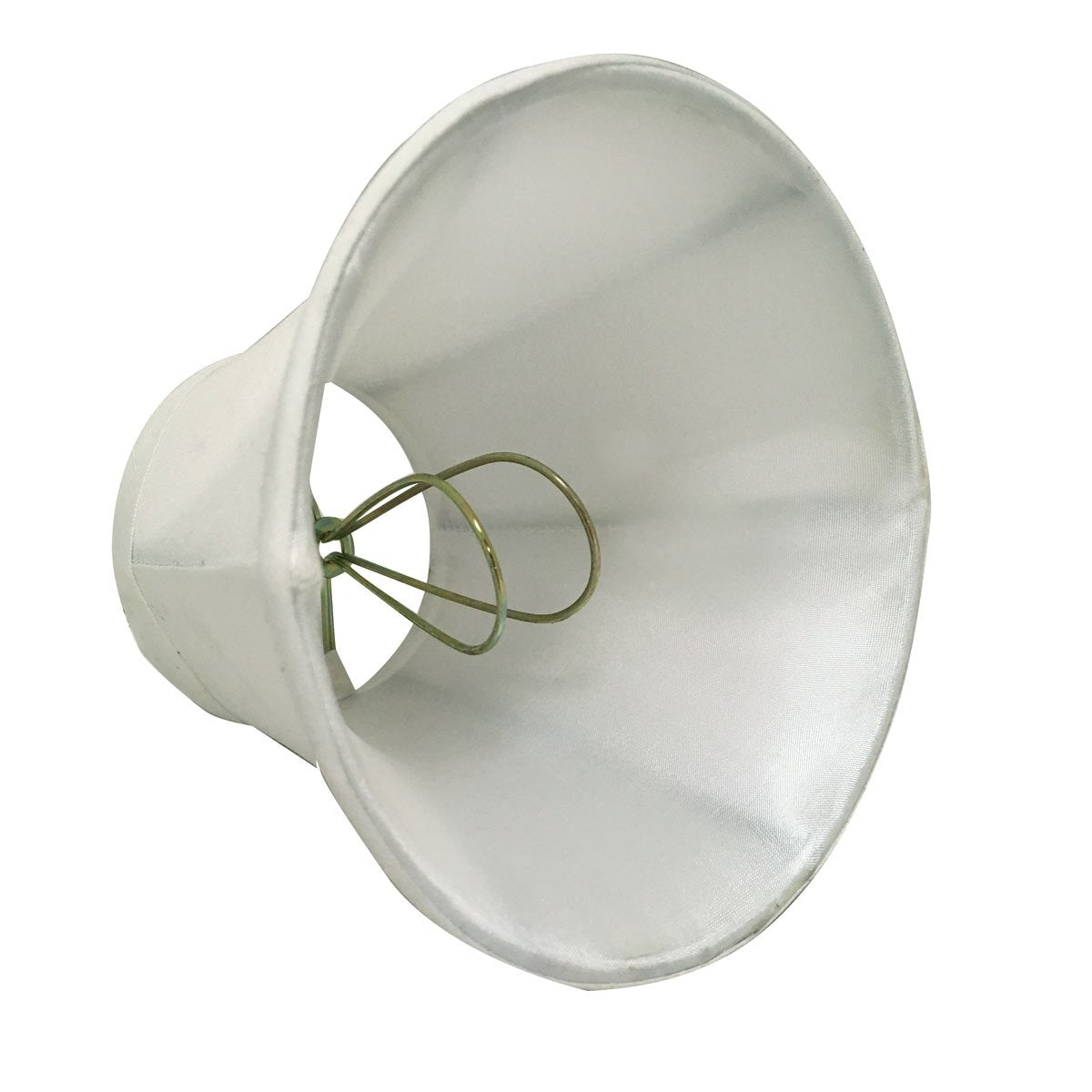 Royal Designs, Inc. Clip On Soft Bell Chandelier Lamp Shade Flame Clip Fitter, Cso-1021-5Wh-6, 3 X 5 X 4.5, White, 6 Pack