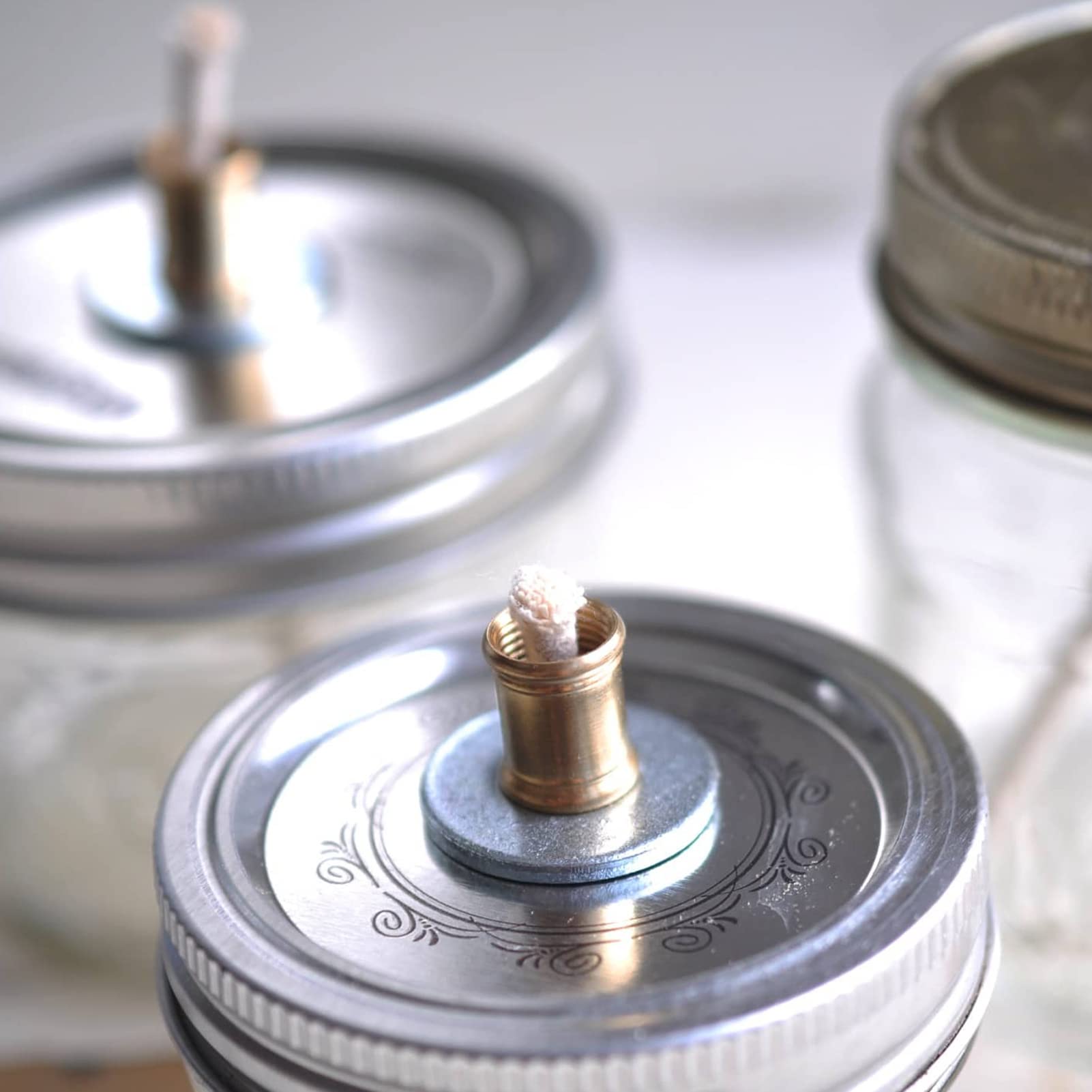 Oil Lamp Mate 50 Feet Roll 1/4&quot; Round Cotton Oil Lamp Wicks Burner