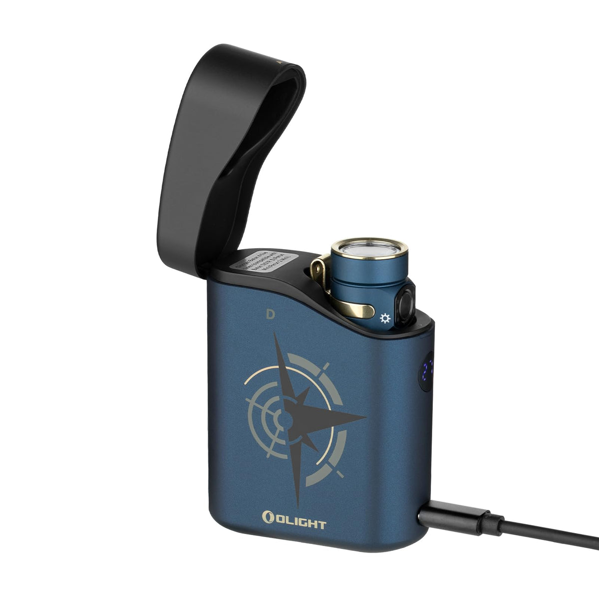 Olight Box OLIGHT Baton4 enhanced EDC Flashlight 1300 Lumens Type-C Charging Box ...