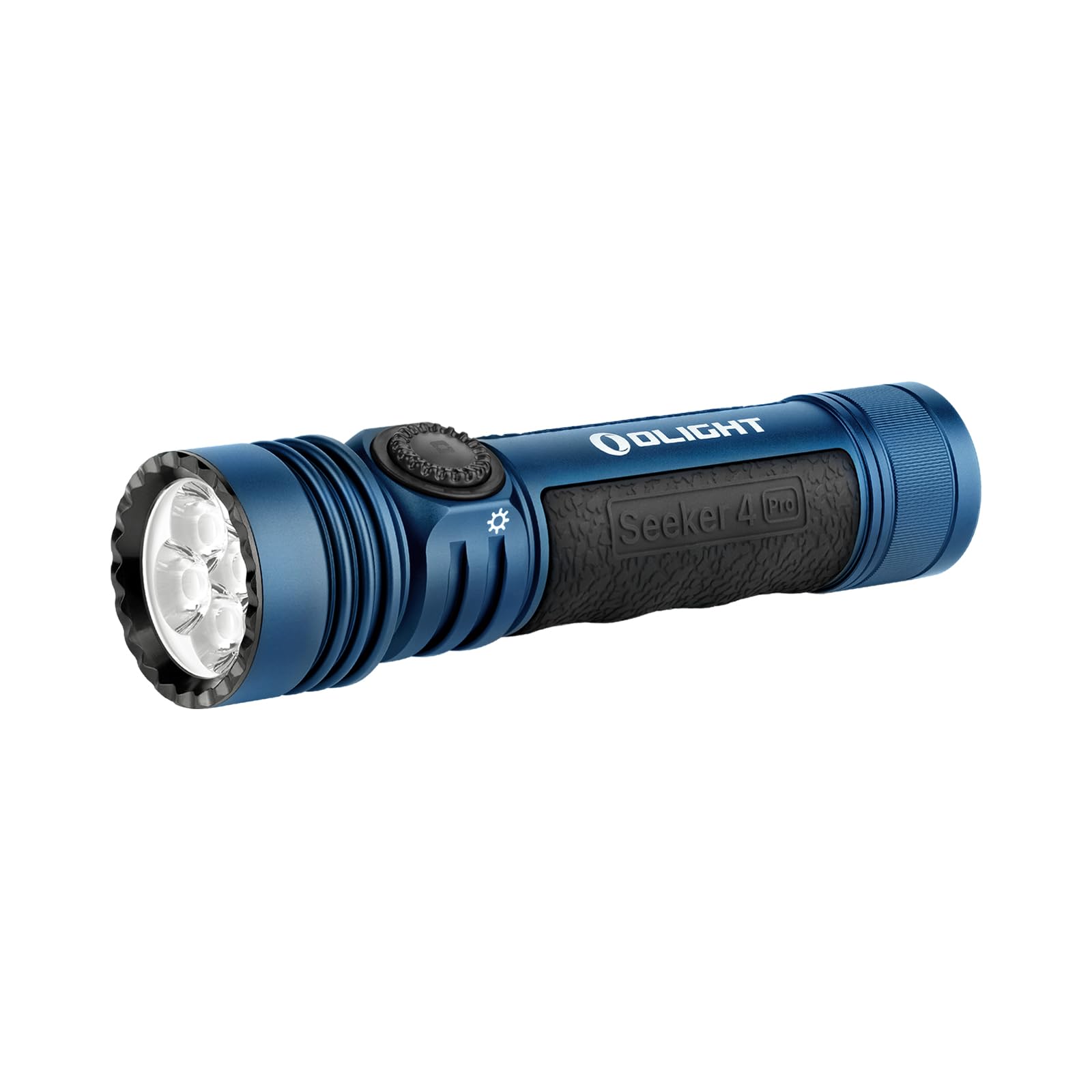OLIGHT Seeker 4 Pro Flashlight, 4600 Lumens, USB C, Waterproof IPX8, Aluminum, Midnight Blue