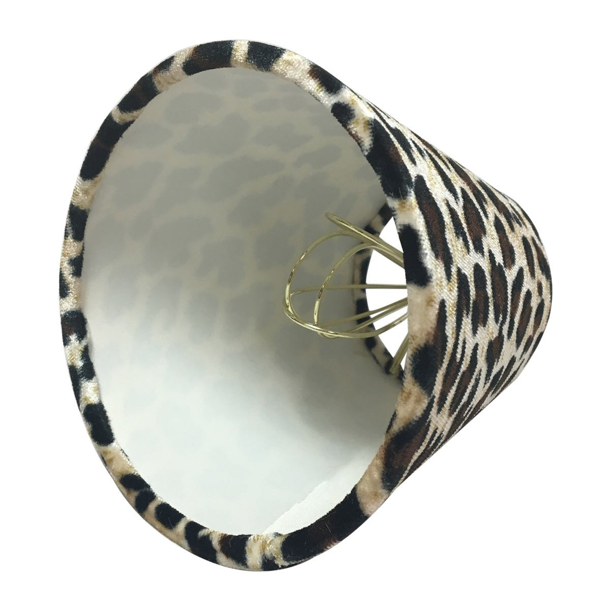 Royal Designs, Inc. Hardback Chandelier Shade Cs-957-5, Leopard Style 1 Design, 3 X 5 X 4.5