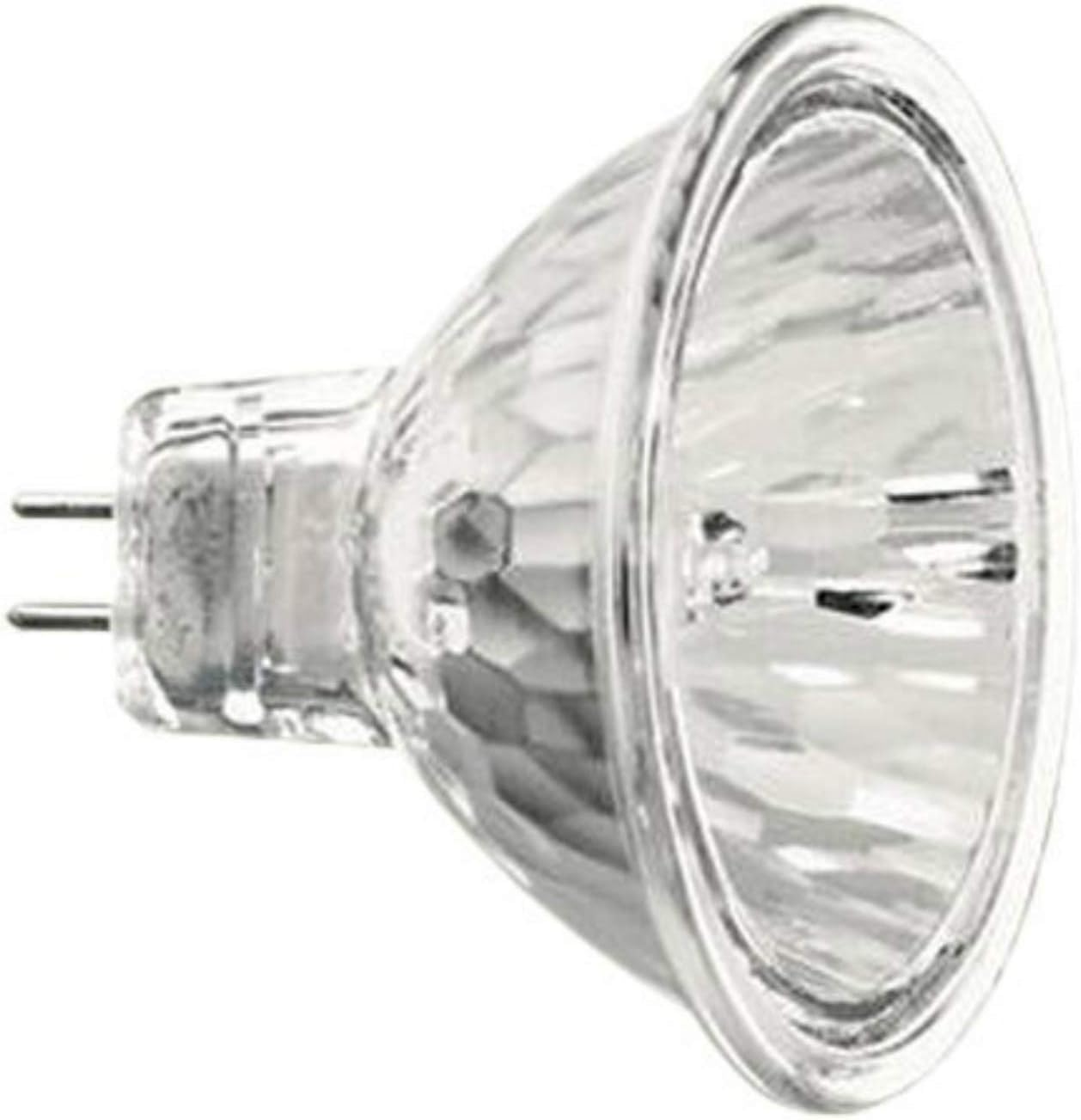 Philips Halogen Light Bulbs / Landscape Indoor Or Outdoor Flood / Dimmable 50W Mr16 12V 2 Pin 36 Angle Gu5.3 Base (Pack Of 5)