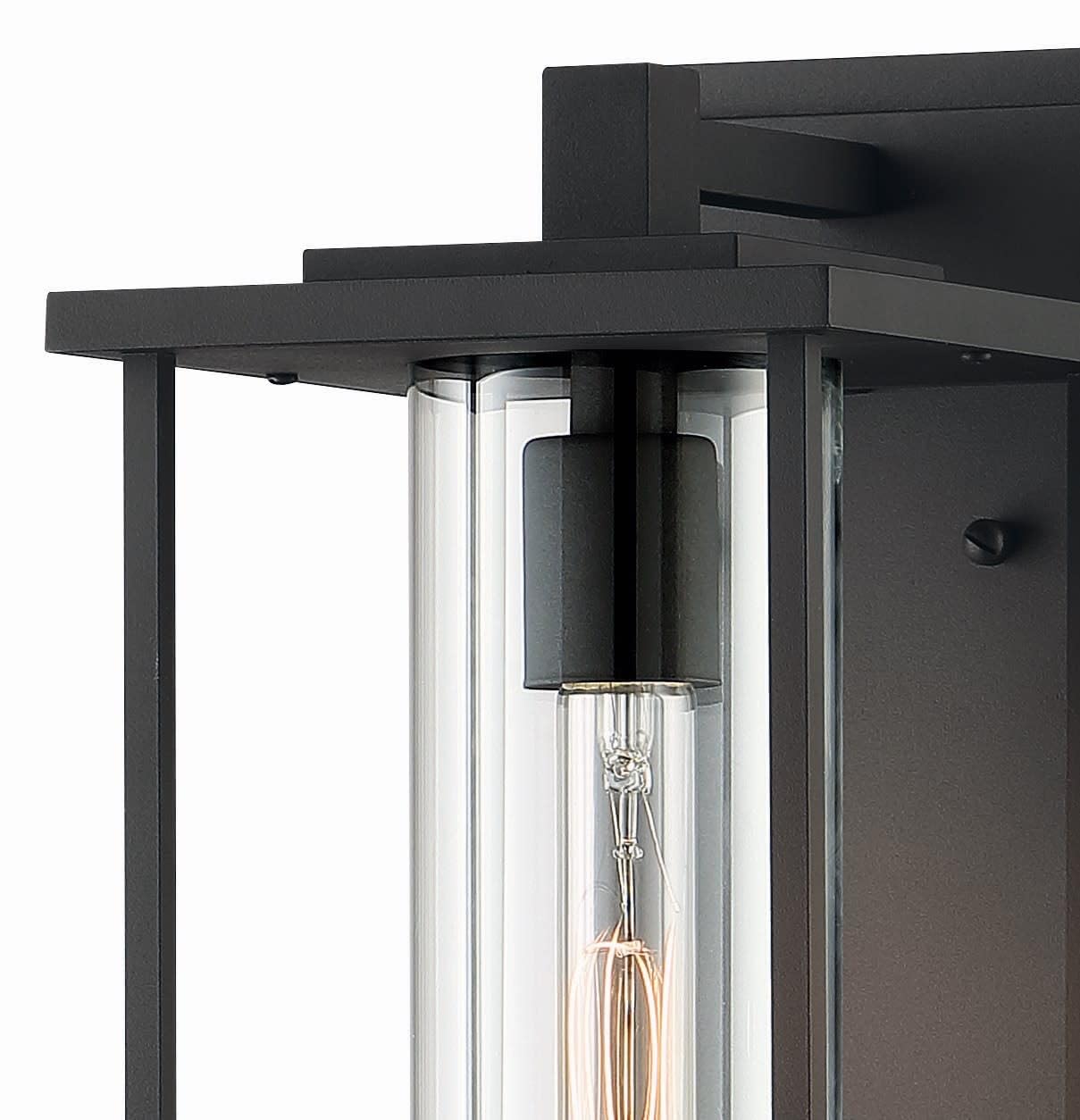 Minka Lavery Outdoor Wall Light 1-Light 75W Aluminum Black 72477-66 Wall Mount 20inH