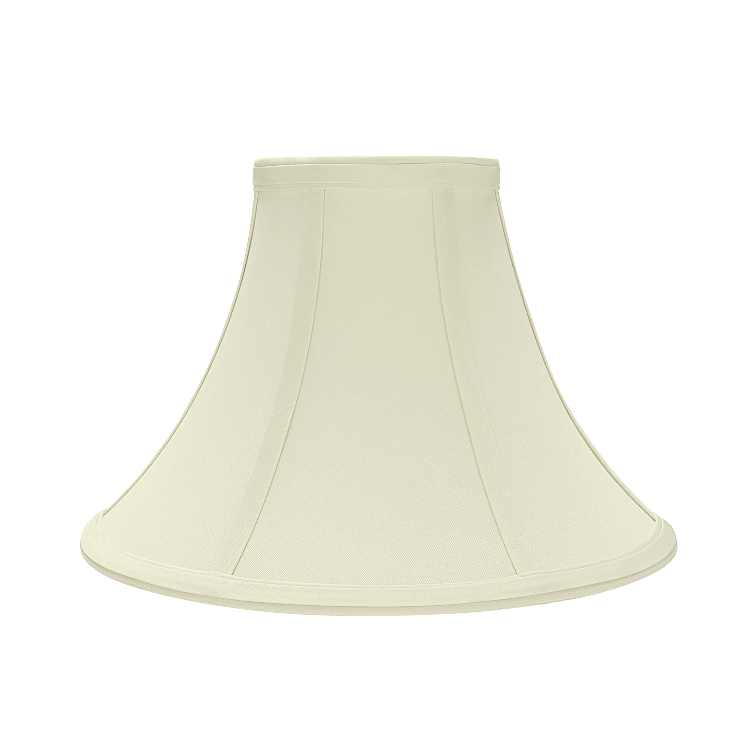 Aspen Creative 58030A, Bell Uno Lamp Shade, Ivory, 4&quot; Top X 10&quot; Bottom X 7&quot; Slant Height, Slip Uno 33Mm