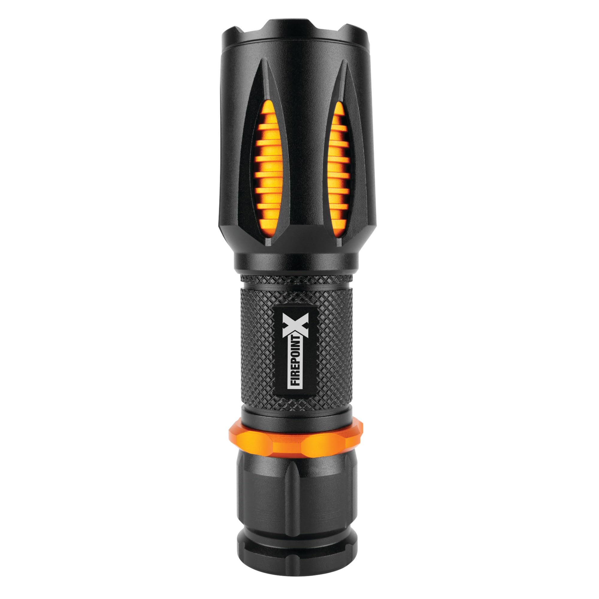 Performance Tool W2671 Flashlights 2-Pack, Adjustable Beam, Warm White LED, Water & Impact Resistant, Black
