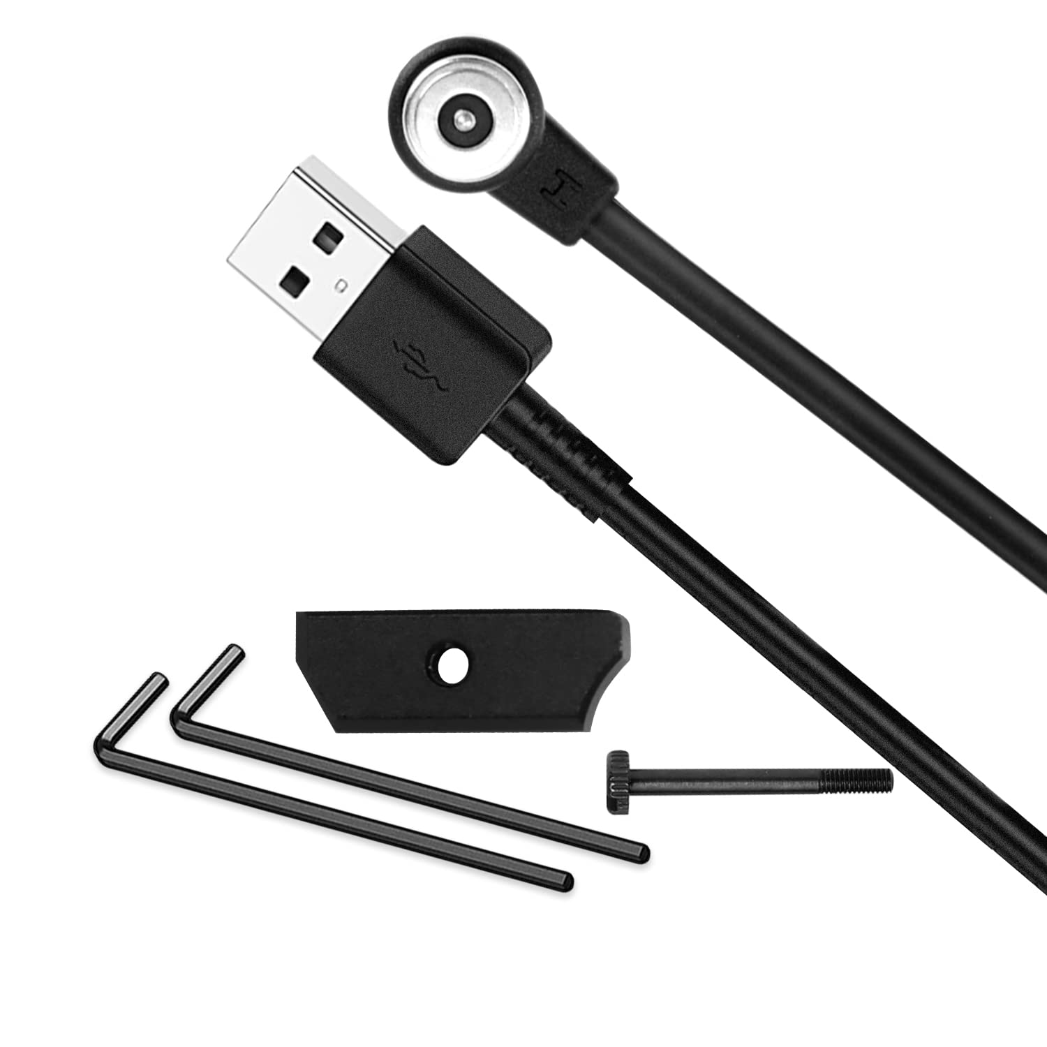 QR-Laser 1 USB Magnetic Charging Cable + 2 Allen Wrenches + 1 Slider + 1 Screw for Gun Laser Sight Light with 500 Lumens Flashli