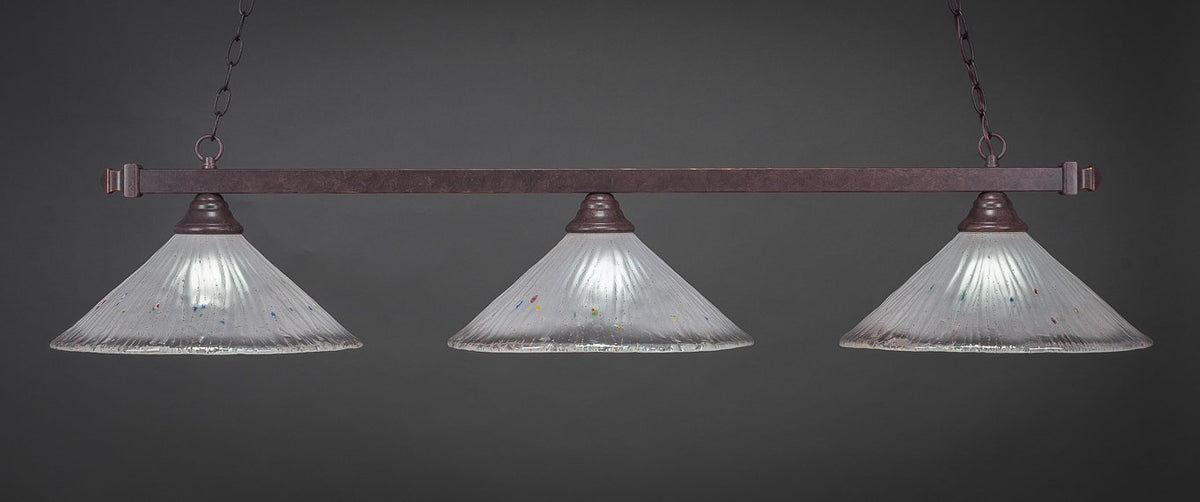 Square 3 Light Island in Dark Granite (803-DG-711)