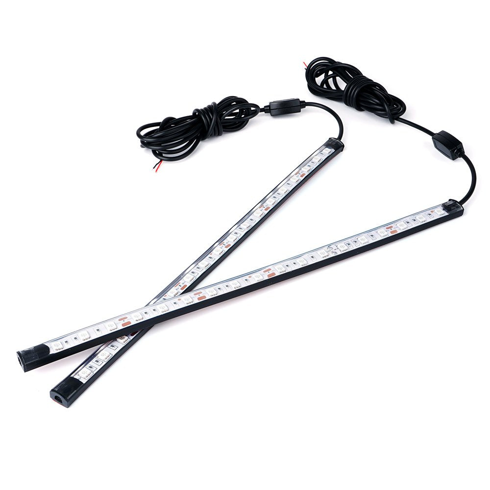 Xprite 12" Led Boat Navigation Lights Red And Green Bow Boat Light Strips For Boats Marine Vessel Pontoon Yacht