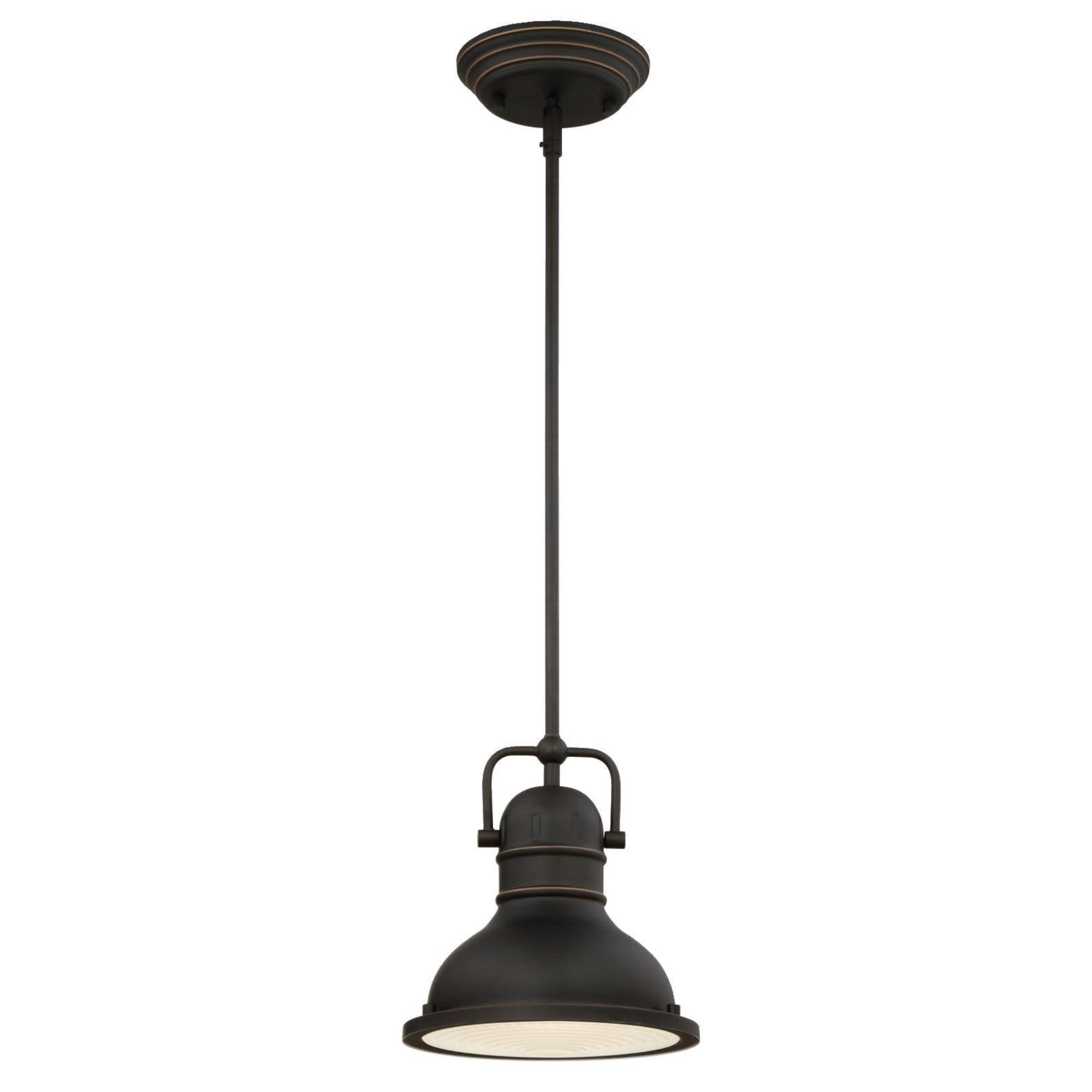 Westinghouse 63082A Boswell Pendant, Mini, Oil Rubbed Bronze w/Highlights
