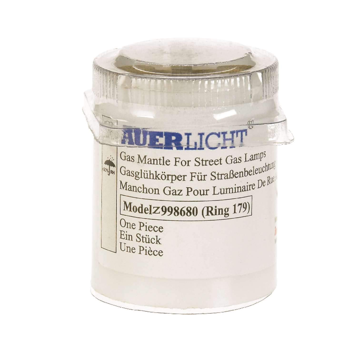 AUERLICHT American Mantle Gas Lantern Mantle - Pack of 5, One Size, Plastic, Model c-50