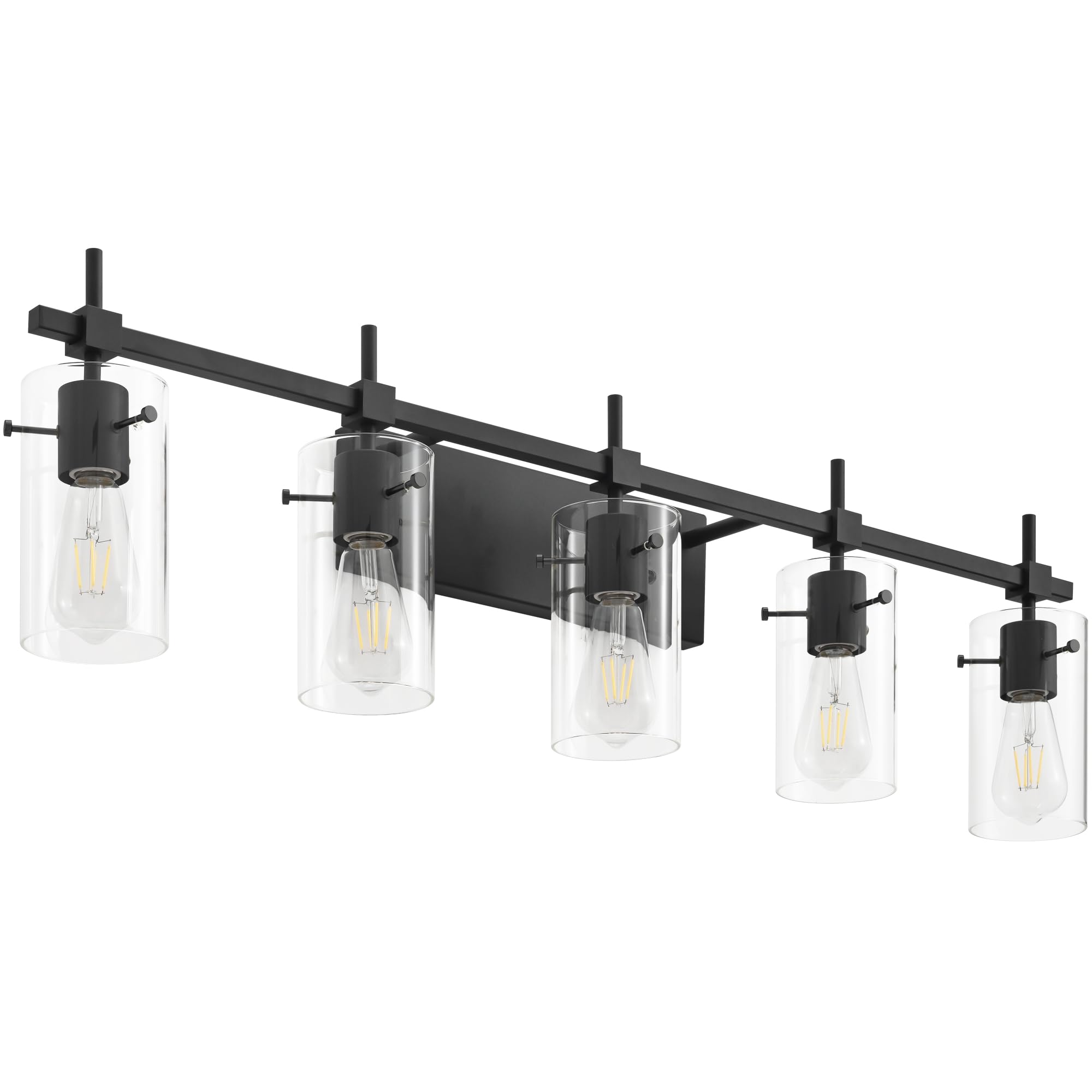 Solfart Bathroom Light Fixtures Matt Black 5 Lights Bathroom Lighting Fixtures Over Mirror Light Fixtures For Bathroom Above Mir
