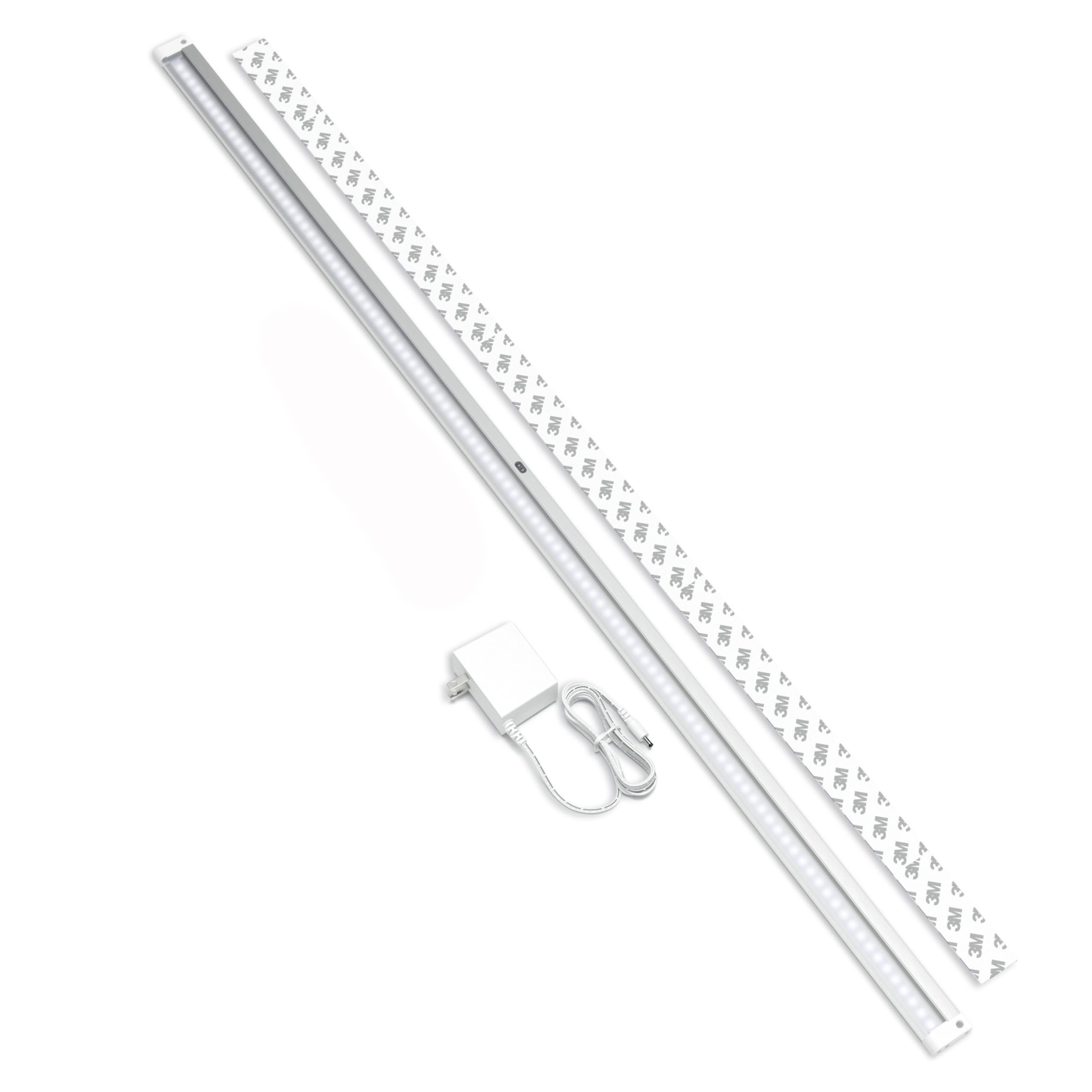 EShine LED Lighting Kit, Dimmable, 40 inch, Cool White (6000K), Model ELW10001DC, Touchless Wave Control for Kitchen, Office, Garage