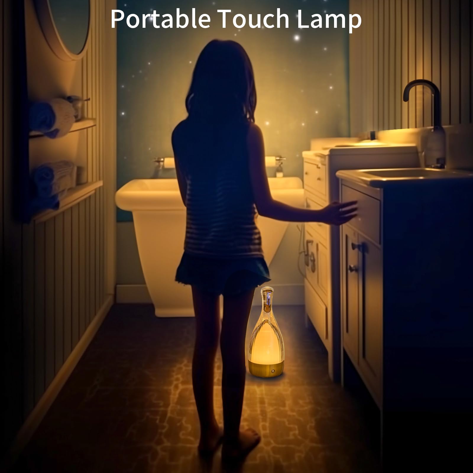 Table Lamp For Bedroom,Small Desk Lamp Dimmable 4 Gears:3000K/4000K/6000K/Rgb,4000Mah Rechargeable Battery Bedside Lamps, Led Co