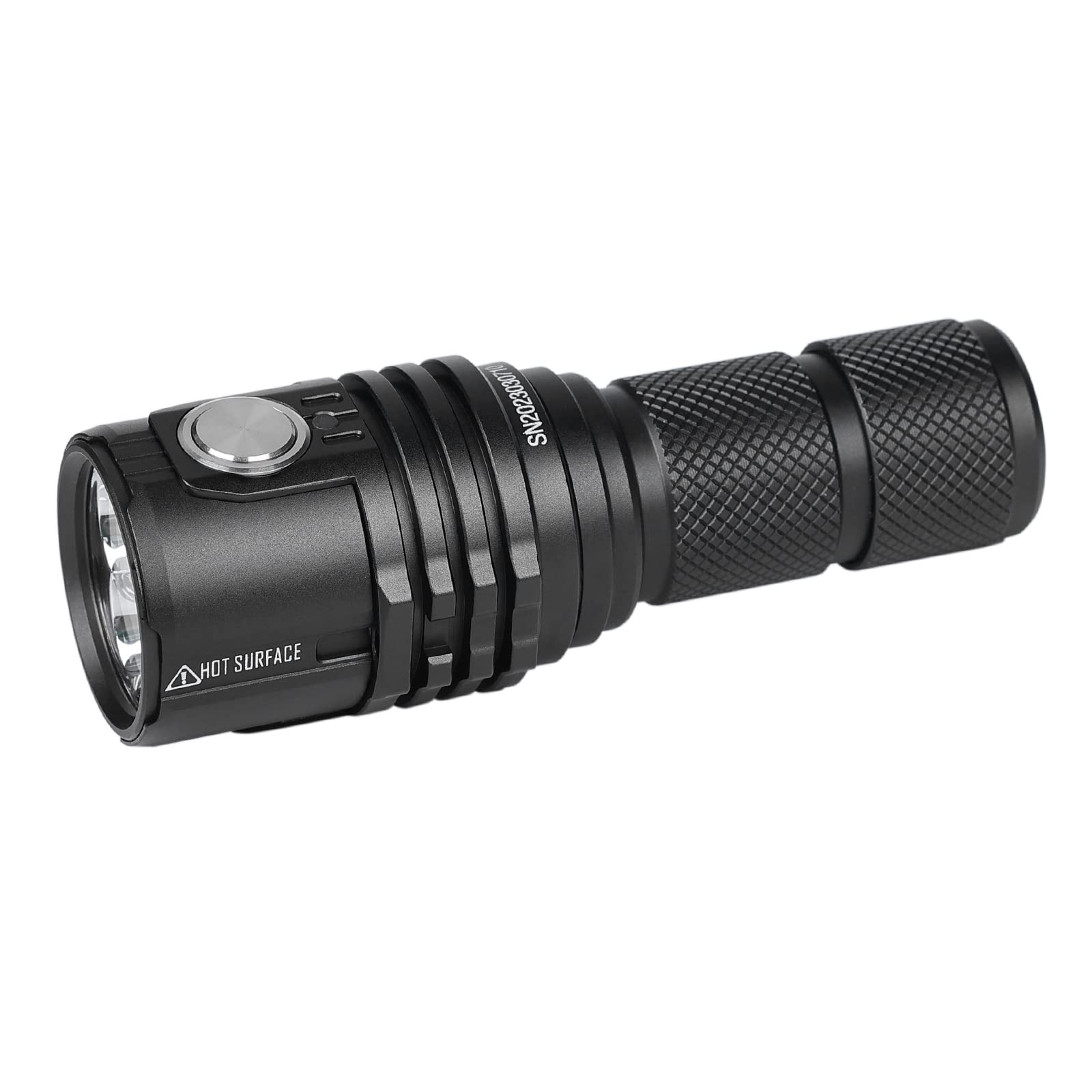 IMALENT MS03 Brightest EDC Flashlight 13000 Lumens, with CREE XHP70.2 LEDs, Rechargeable Tactical Flashlight, Suitable for Campi