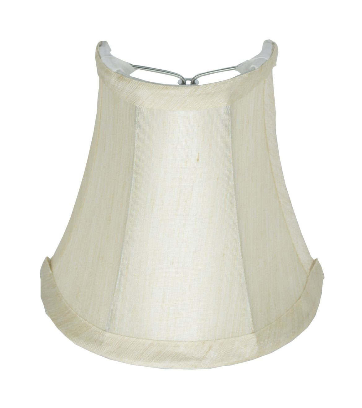 Urbanest 3x5x5'' Clip-on Wall Sconce Half Shade, Cream
