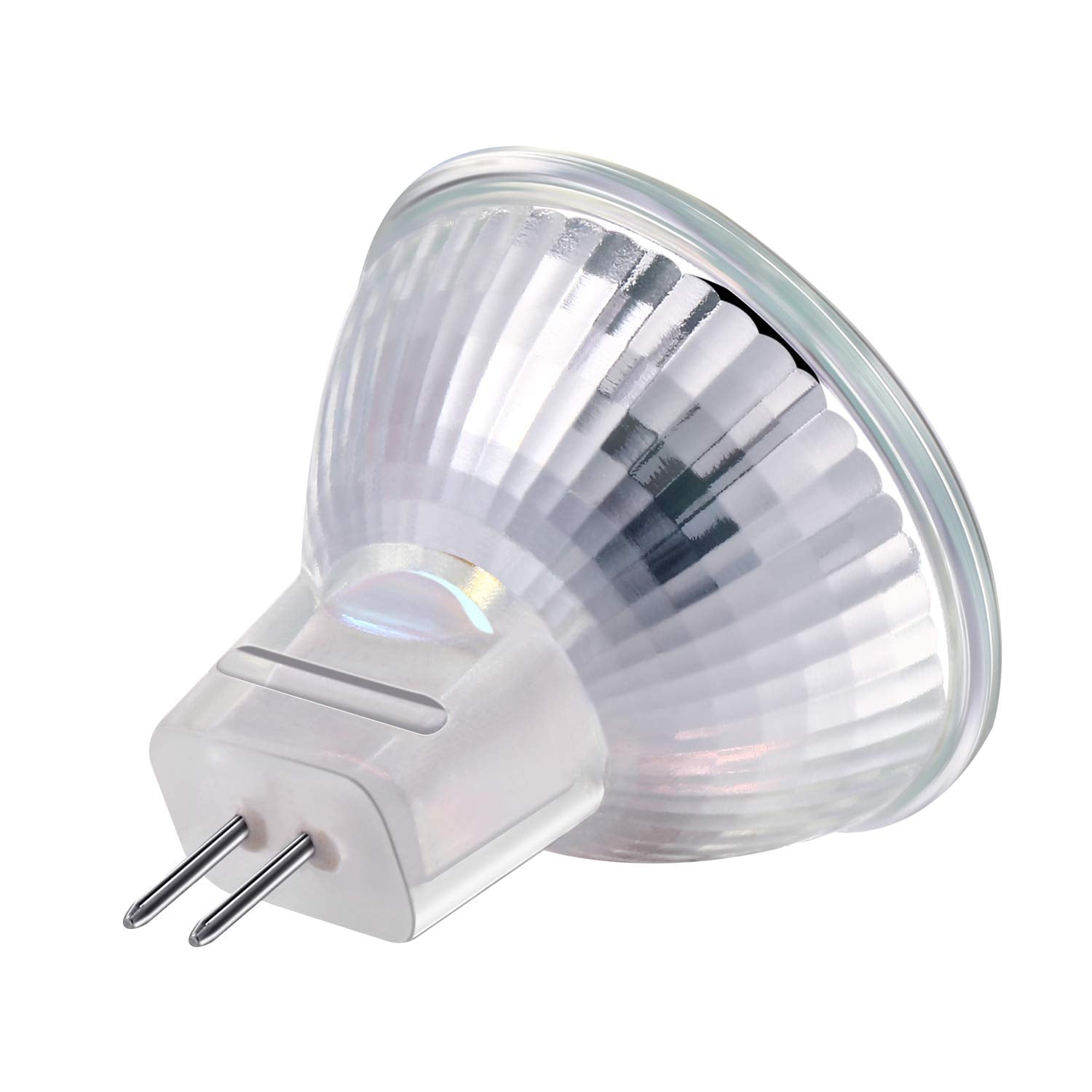 Mudder MR11 Halogen Light Bulbs, GU4 Bi-Pin, 10 Watt, Warm White 2700K, Glass, 10 Count