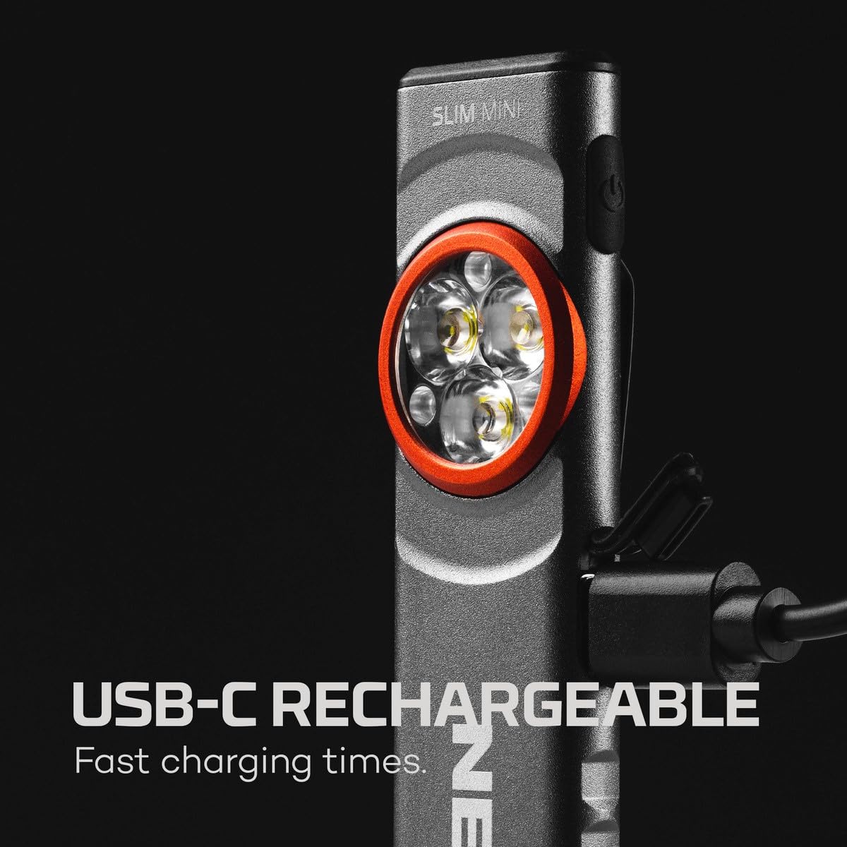 Nebo Slim Mini Rechargeable 250 Lumen Compact Pocket Flashlight, Portable, Water And Impact Resistant Flashlight