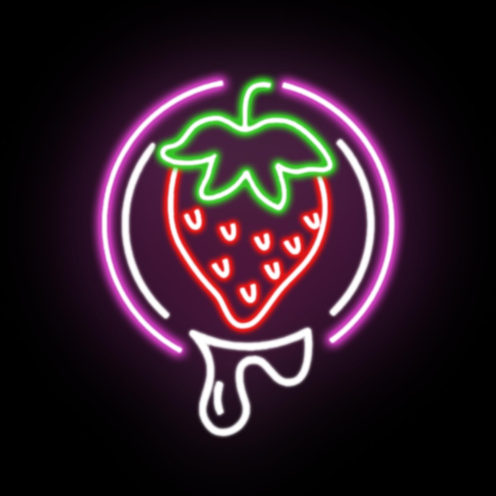 Strawberry Neon Sign Fruit Neon Light Usb Dimmable Neon Restaurant Bar Club Home Wall Decor Gift  Strawberry Lover  Drink Led Light For Wall Decor  Party  Christmas  Wedding  Kawaii Art