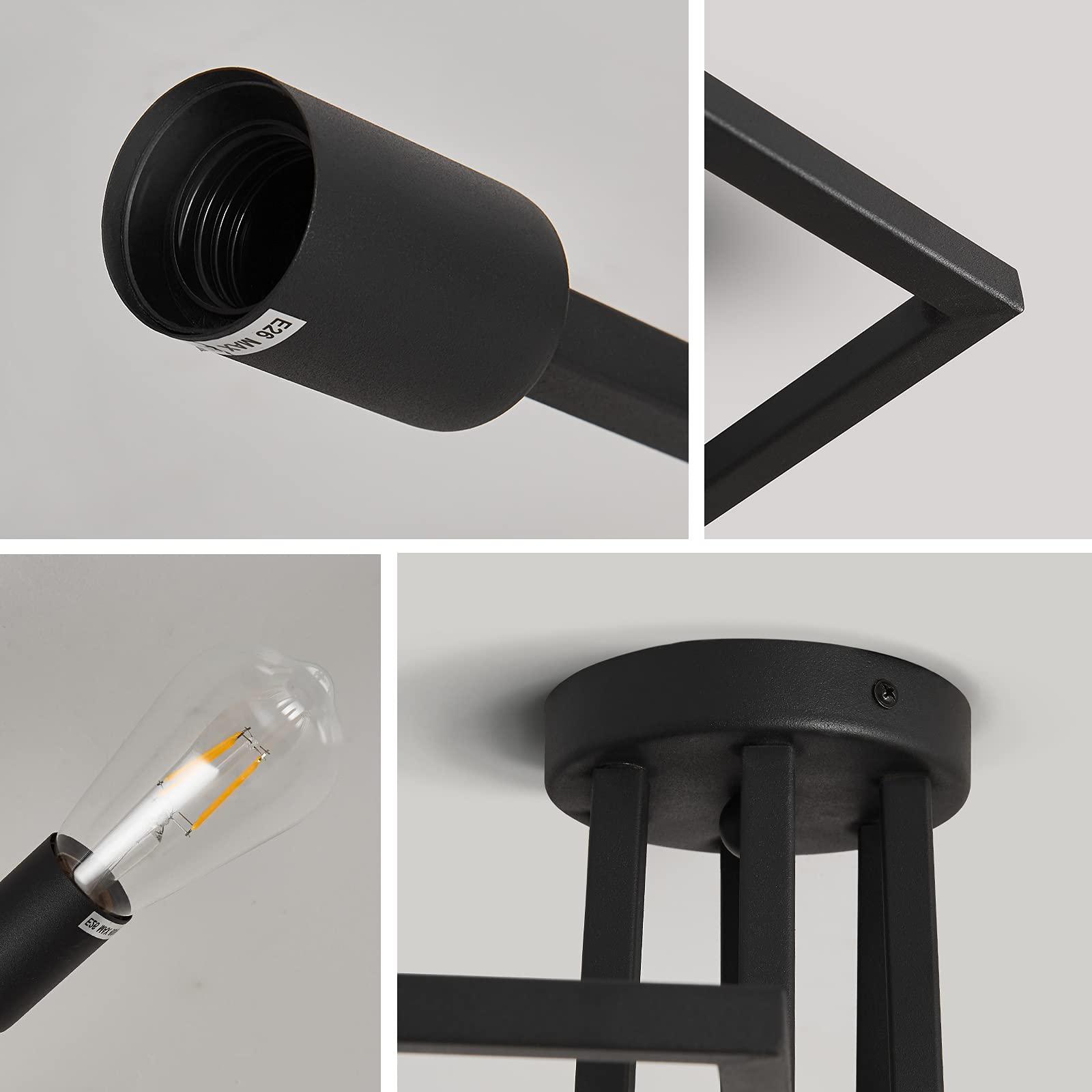 Zglaojt 6- Lights Ceiling Light Fixture