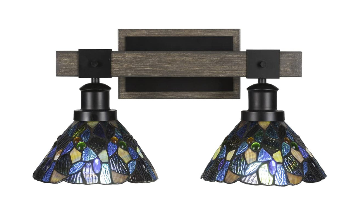 Tacoma - 2 Light Bath Bar-9.25 Inches Tall And Inches Wide