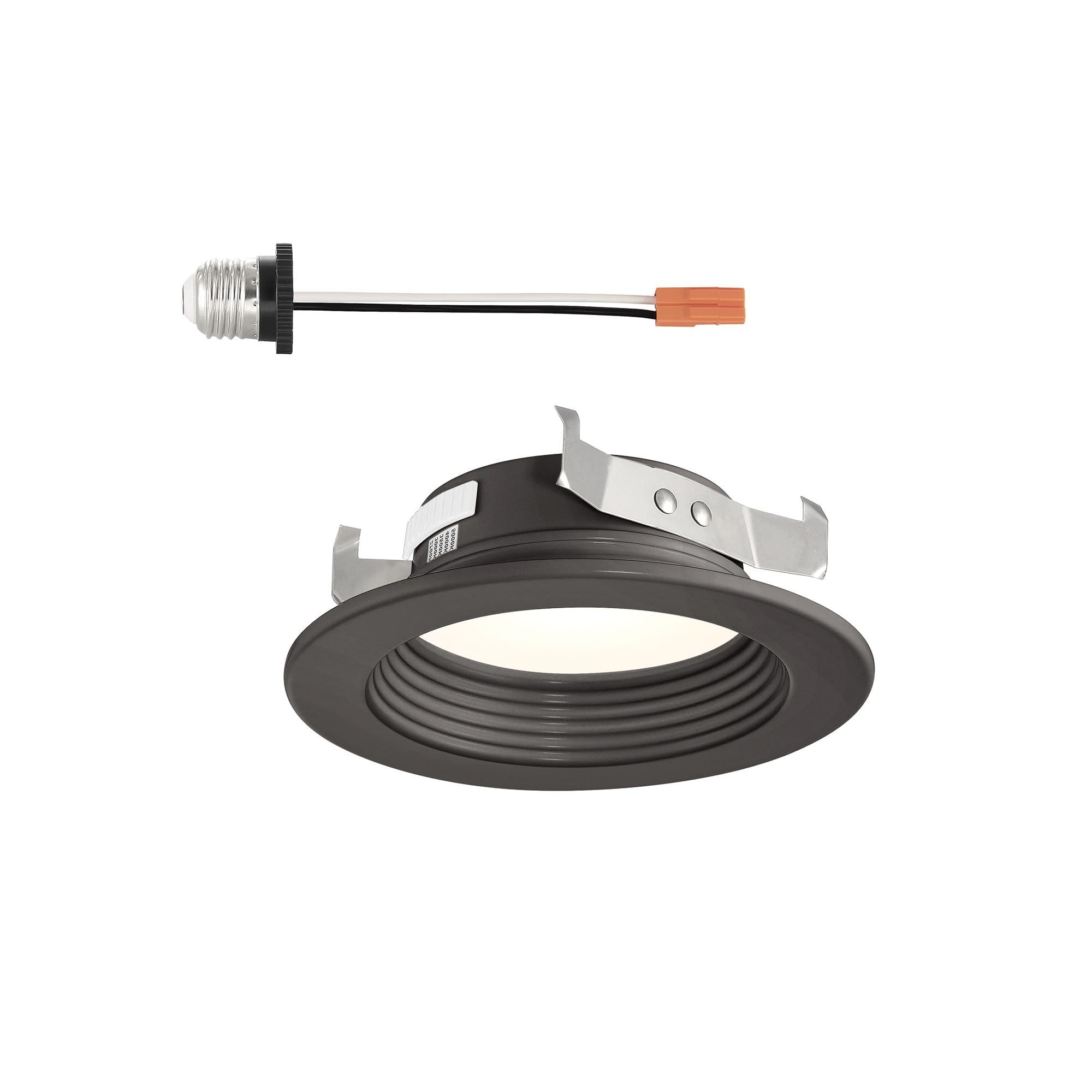 DESIGNERS FOUNTAIN 4 inch 12 Watt Selectable 5CCT Integrated LED Recessed Ceiling Light, 2700K/3000K/3500K/4000K/5000K, 1000 Lum