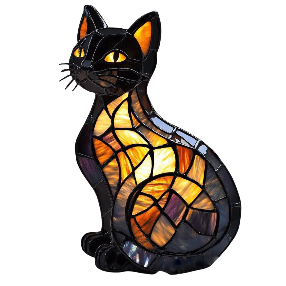 Dachshund Lamp Pug Lamps, Dog Series Shih Tzu Corgi Boxer Chihuahua Schnauzer Light Stained Glass Art, Stained Resin French Bull