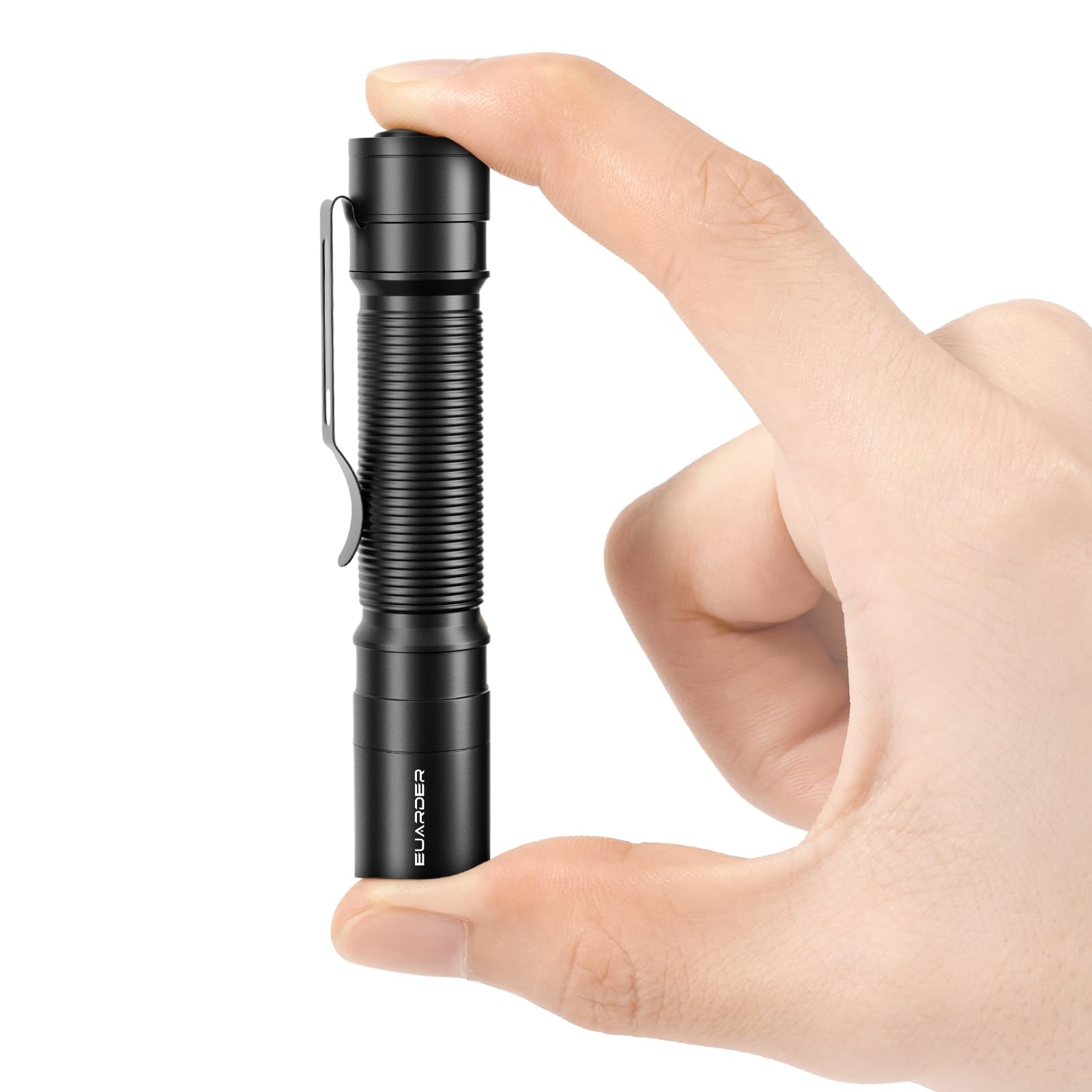 Euarder Mini Flashlight, Super Bright Small Tactical Flashlight, Ultra-Compact Powerful Flashlight, High Lumens Pocket Pen Light