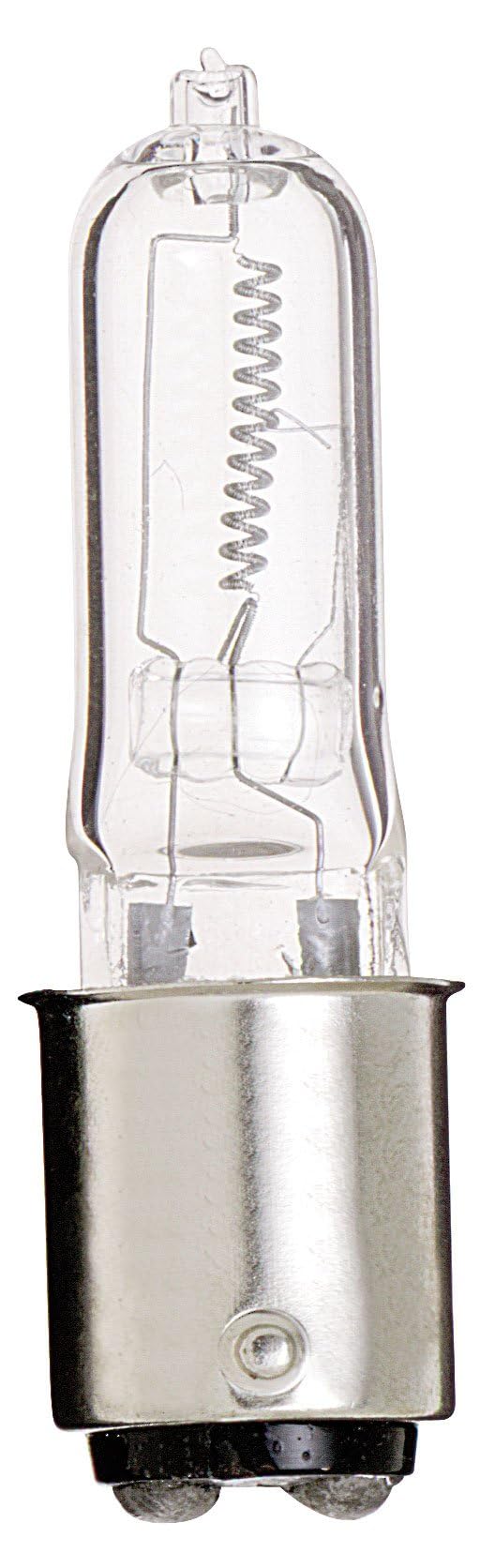Satco S1979 120V 35-Watt T4 Dc Bayonet Base Light Bulb, Clear, 1.8 X 1.8 X 2.1 Inches