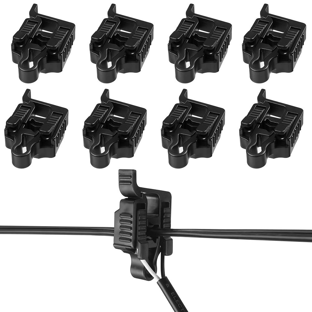 Aizzkry Low Voltage Wire Connectors, Waterproof Splice For 12-18 Gauge, Black, 8 Pack