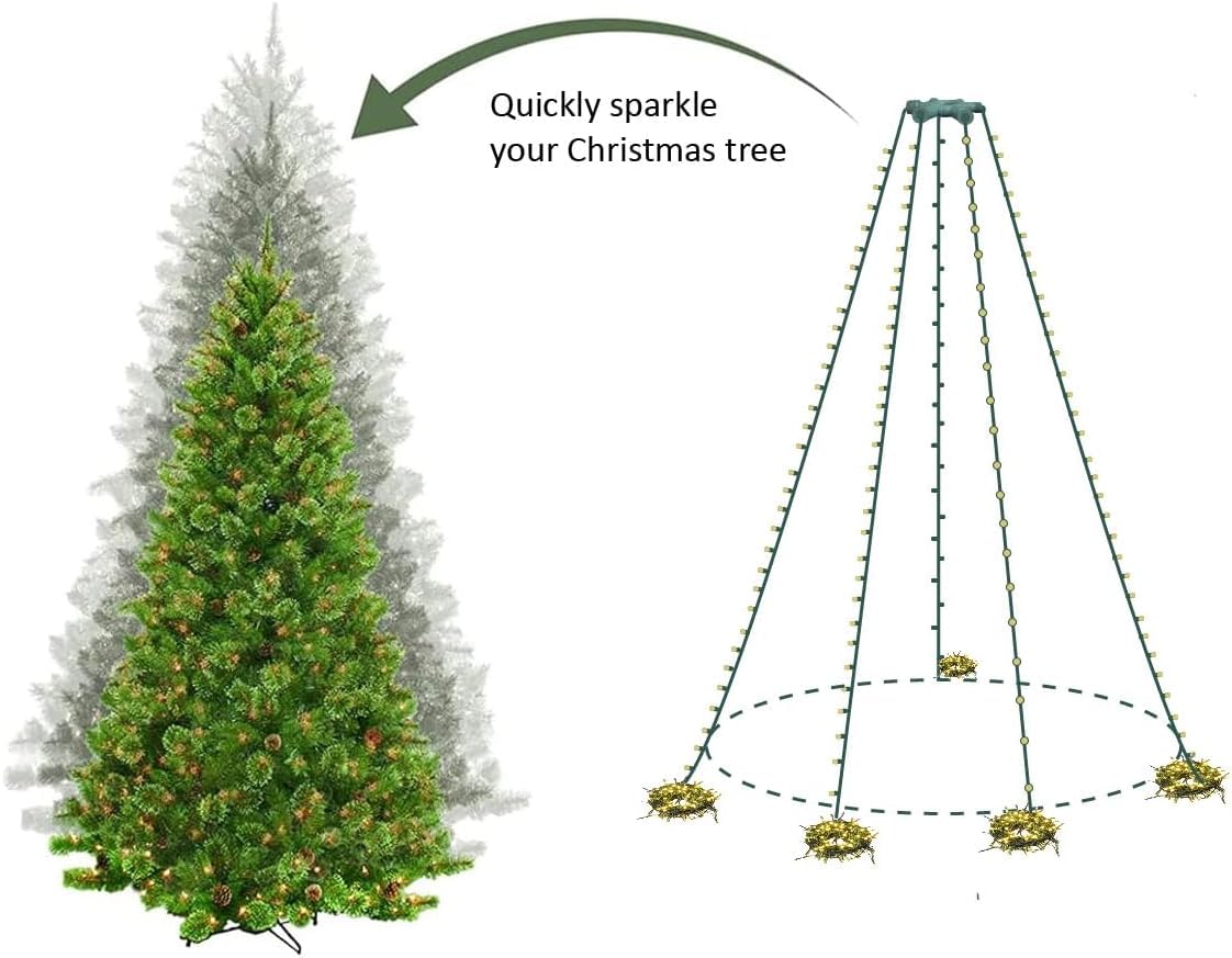 Lightshare 750Led 245Ft Star String Lights Warm White, 8 Modes 30V Plug In Fairy Lights With Remote Control For Home Garden Yard