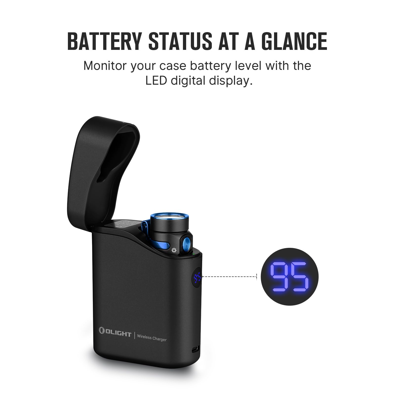 Olight Baton4 Premium Edition Edc Flashlights 1300 Lumens With Type-C Charging Box, Powered By Rechargeable Battery, Small Brigh