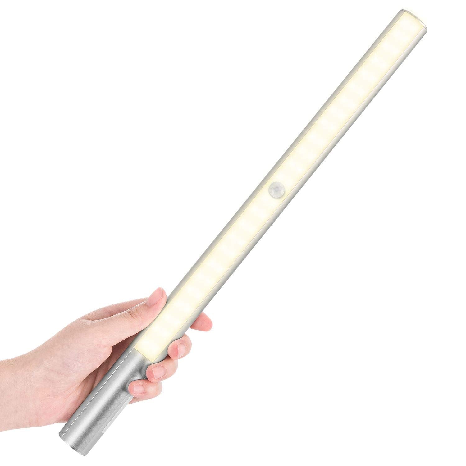 BLS LED Closet Light Battery Operated, T402 Super Bright Wireless Under Cabinet Lighting | Motion Sensor Light | Large 4500mAh R