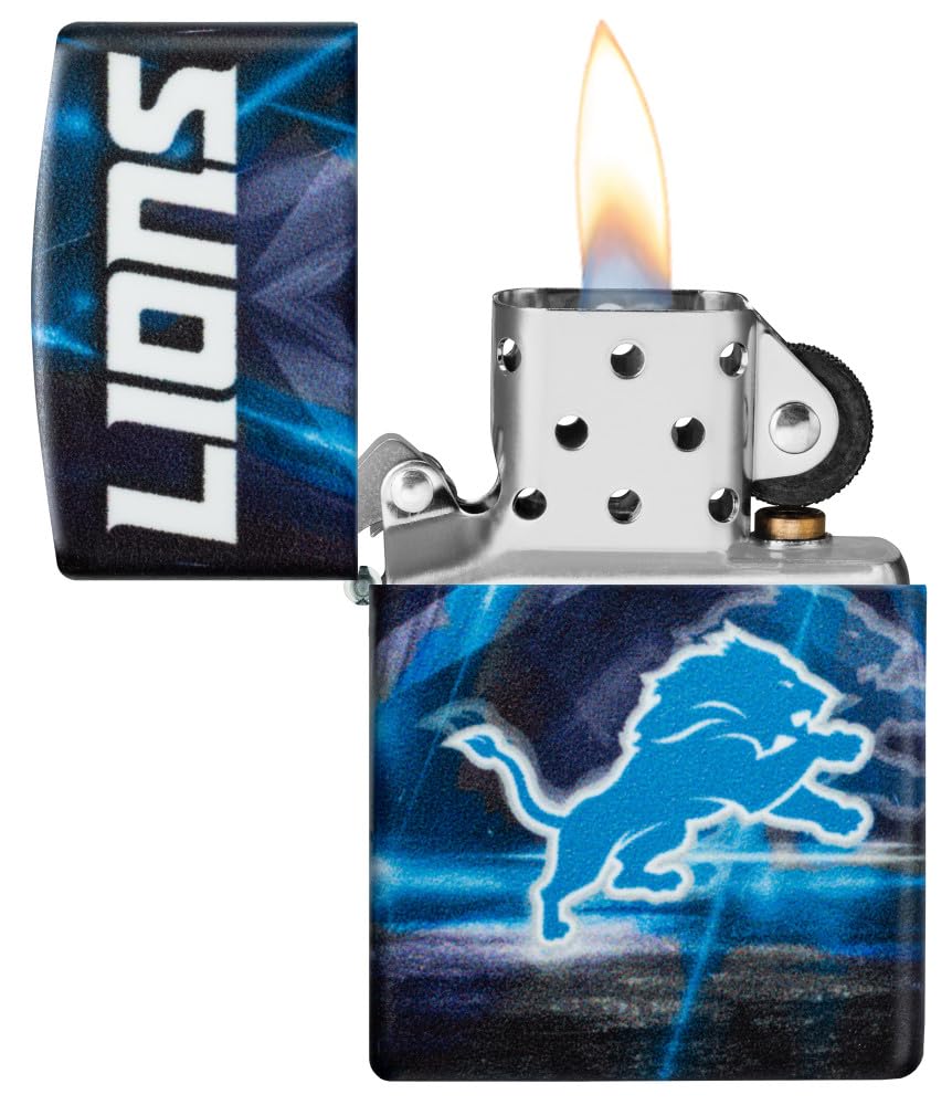 Zippo Nfl Detroit Lions 540 Matte Pocket Lighter