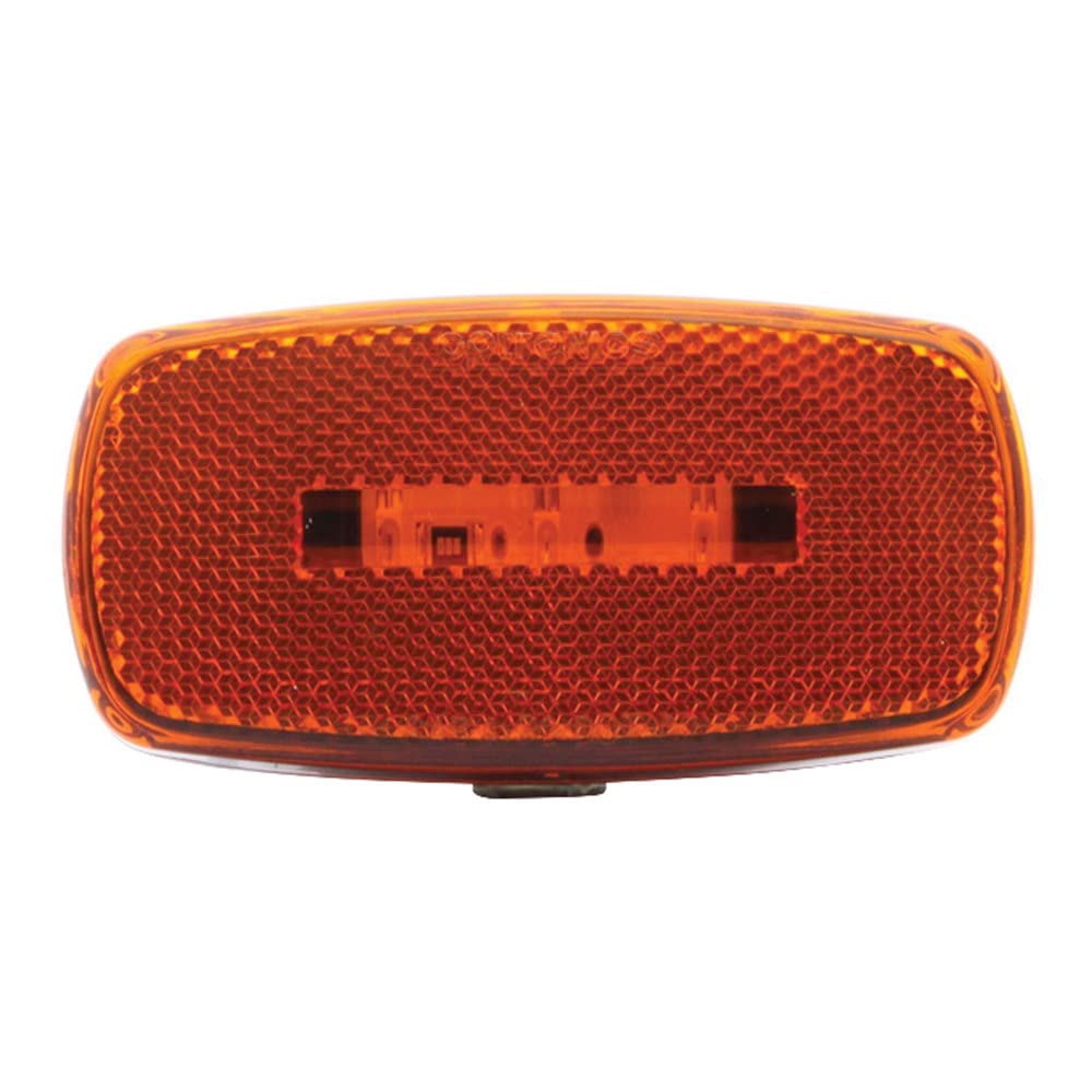 Optronics Mcl32Abs Surface Mount Led Marker Clearance Light With Reflex, Amber