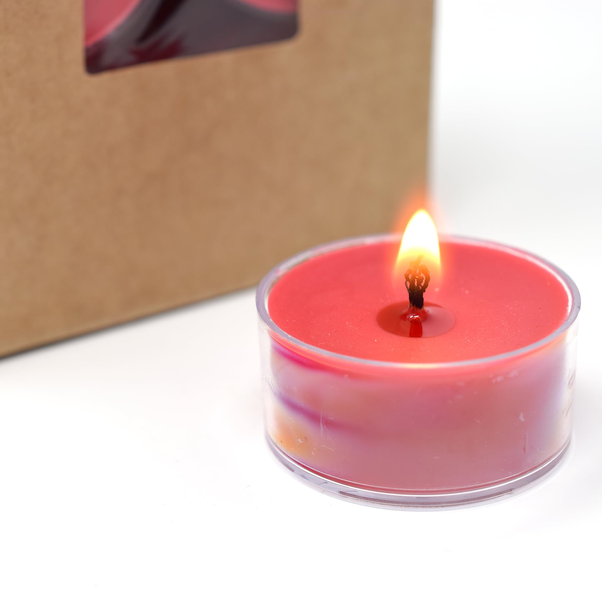 Mele Kalikimaka Scented - 12 Pack - Scented Tealight Candles - Soy Beeswax Blend - Handmade In The Usa - Candeo Candle - Holiday Christmas Scents
