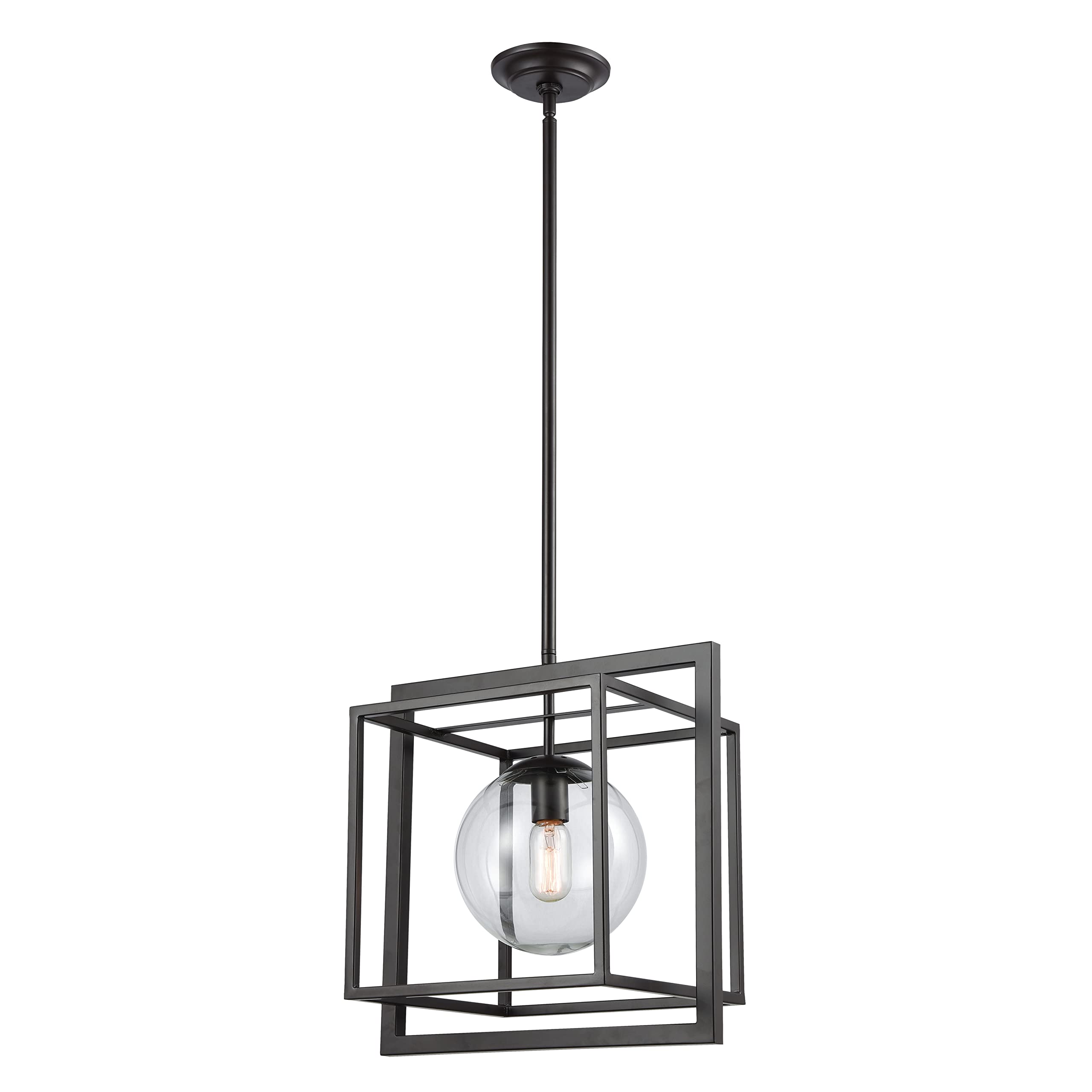 Elk Home 1141-064 Beam Cage 15.5 Wide 1-Light Pendant in Oil Rubbed Bronze