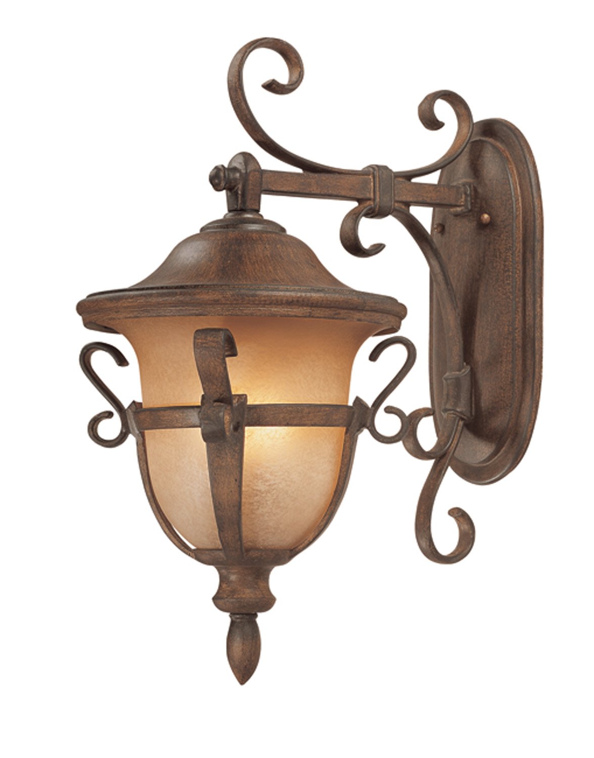 Kalco 9392WT Tudor Outdoor 3 Light Wall Sconce Bracket, Medium