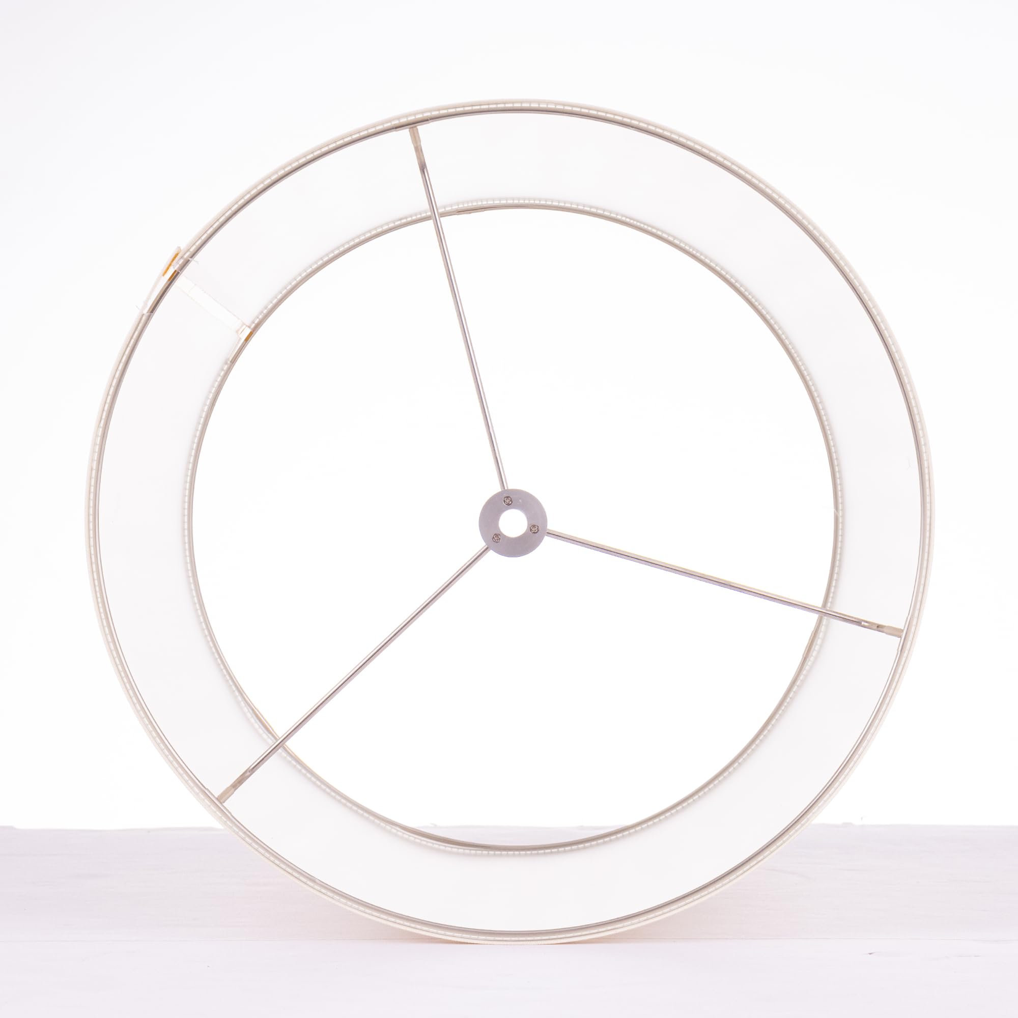 Wellmet Creamwhite 14''X14''X17'' Inches Lampshade, Required Assembly For Table Lamp, Bedside Lamp, Floor Lamp, Fabric Drum Lamp