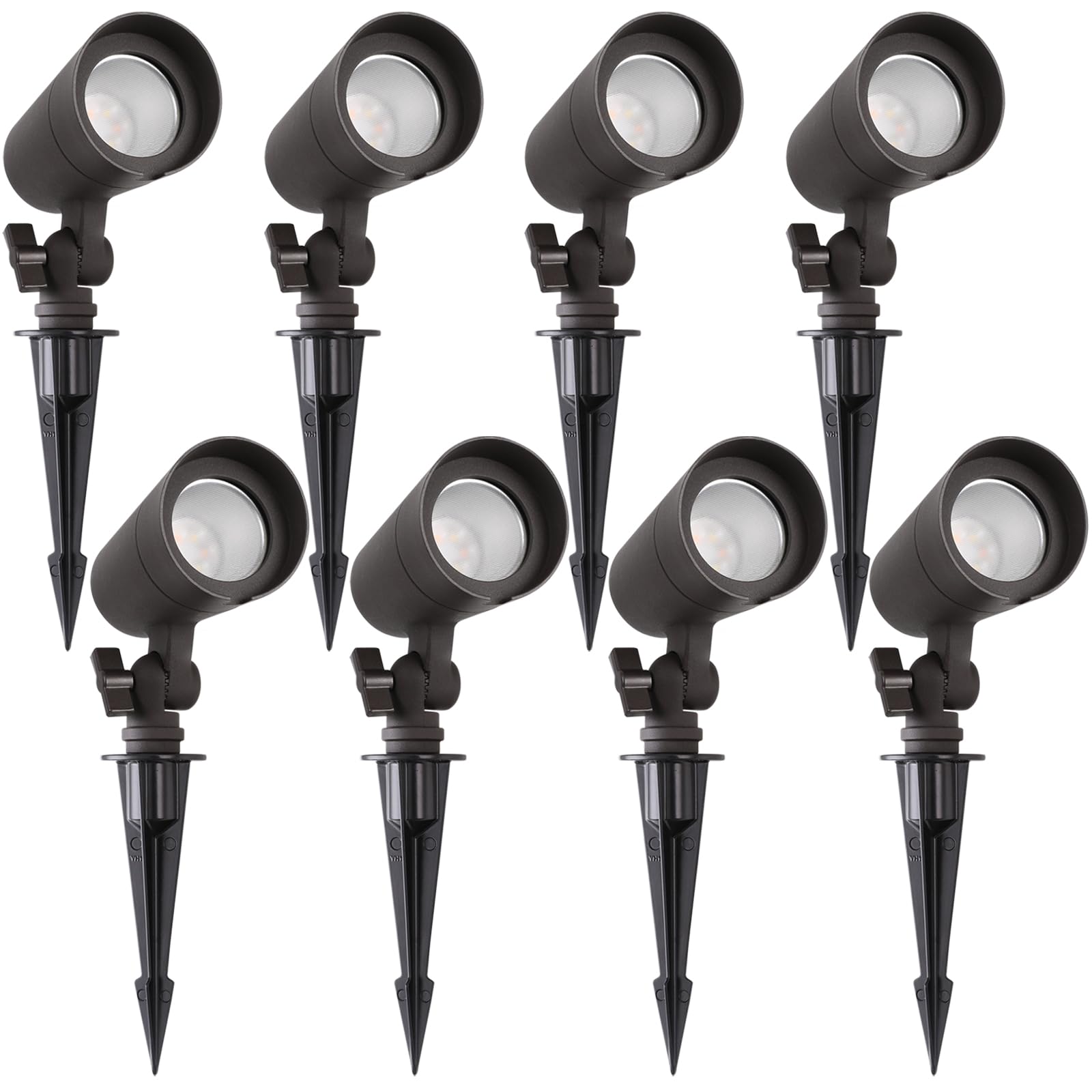 E ENERGETIC LIGHTING 3CCT LED Landscape Lights, 12V, 3000K/4000K/5000K, 3W, Waterproof, Aluminum, 
